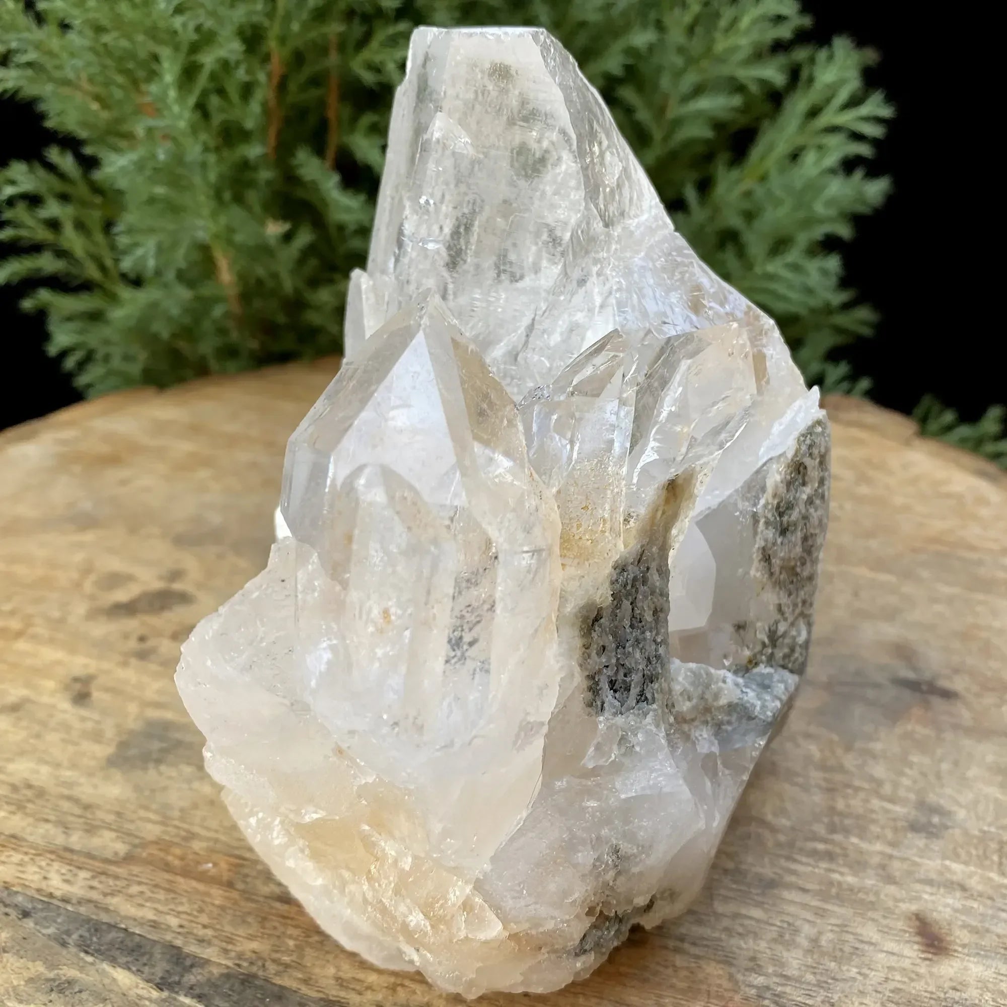 Natural Himalayan White Quartz Cluster 990g Himalayan Quartz
