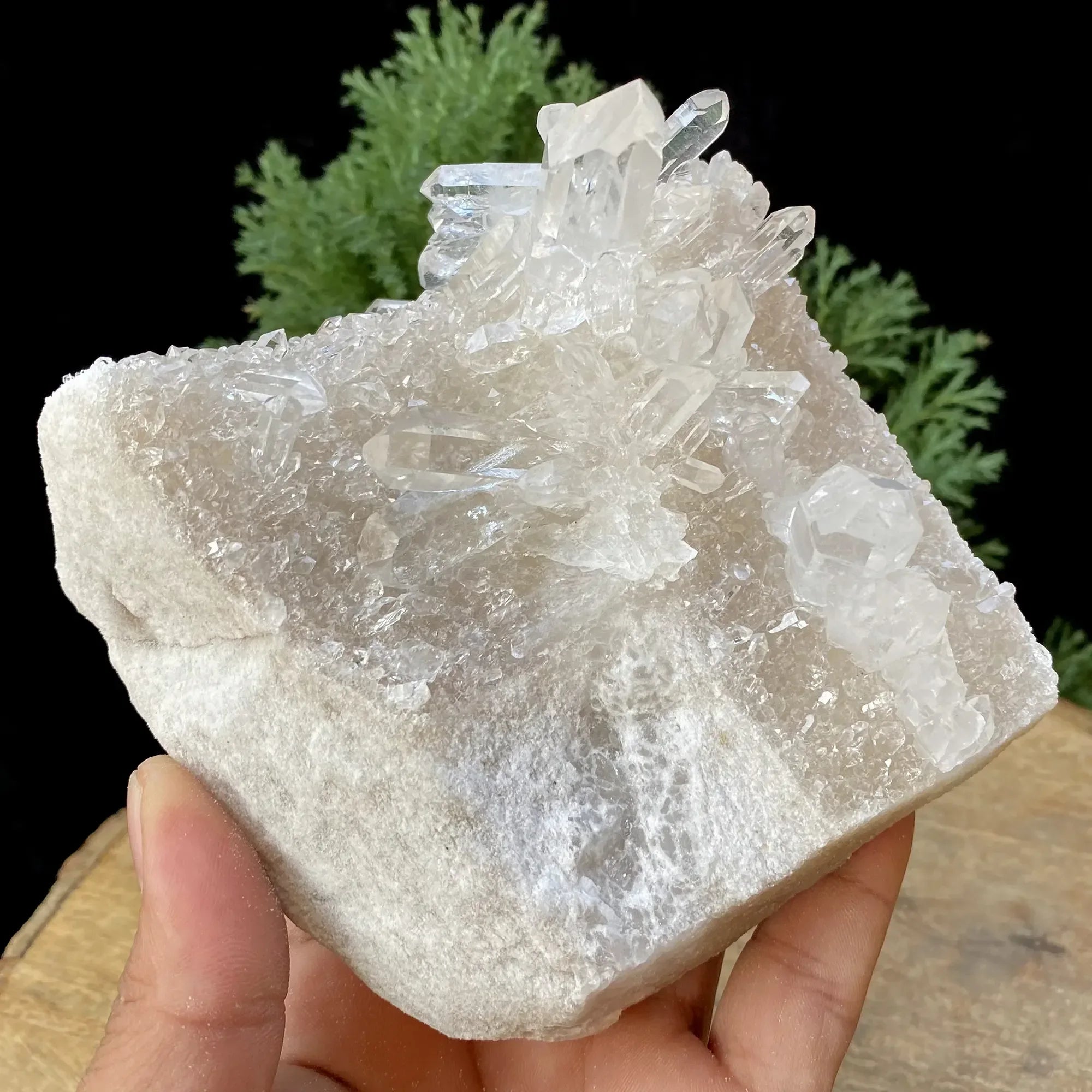 Natural Himalayan White Quartz Cluster 935g Himalayan Quartz