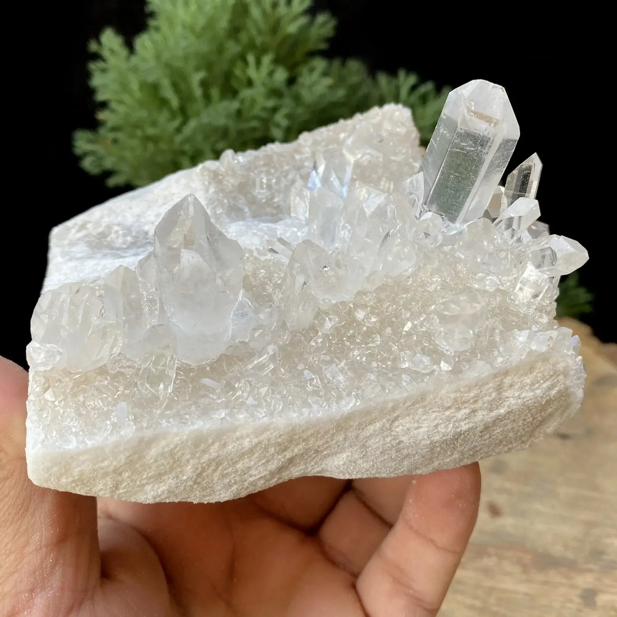 Natural Himalayan White Quartz Cluster 935g Himalayan Quartz