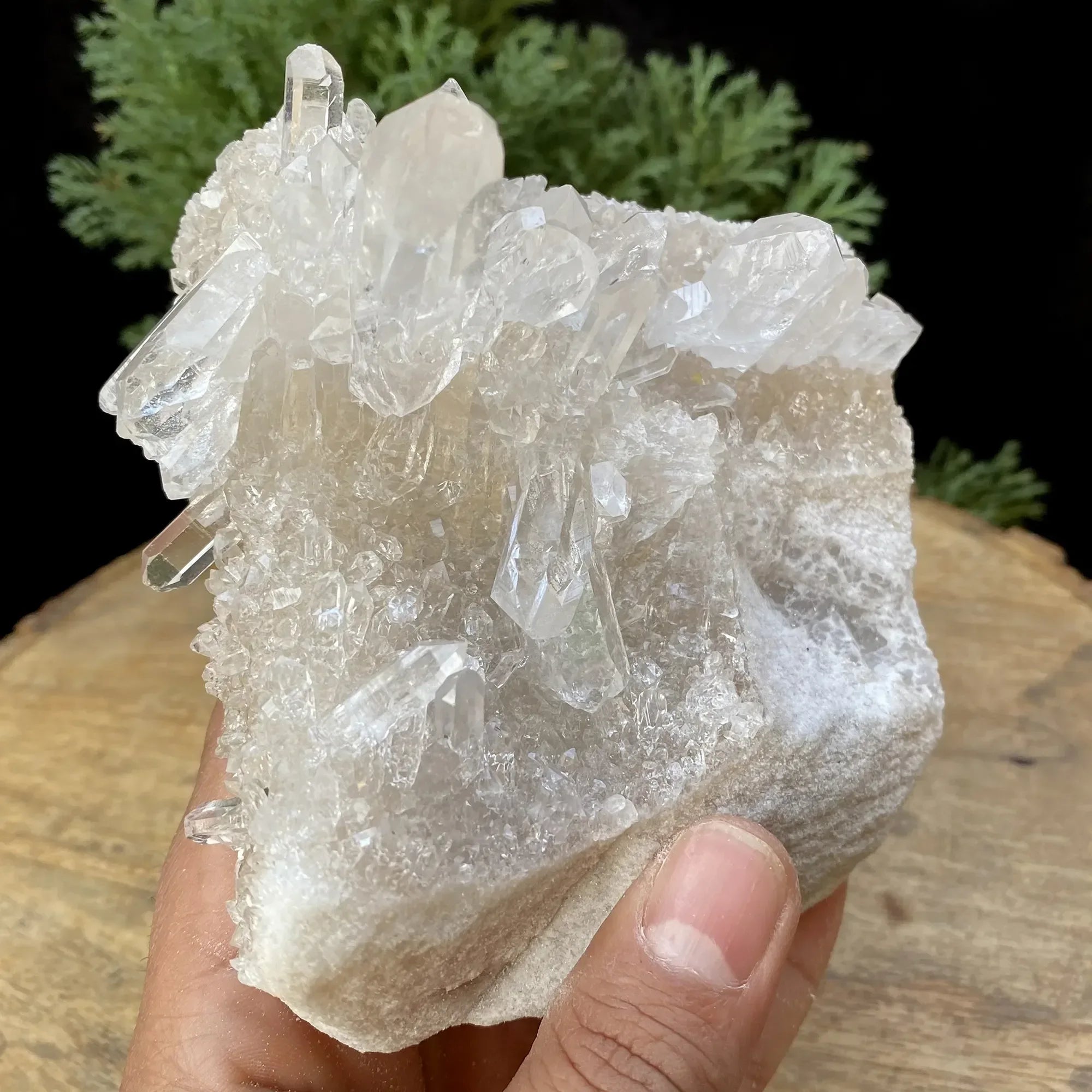 Natural Himalayan White Quartz Cluster 935g Himalayan Quartz