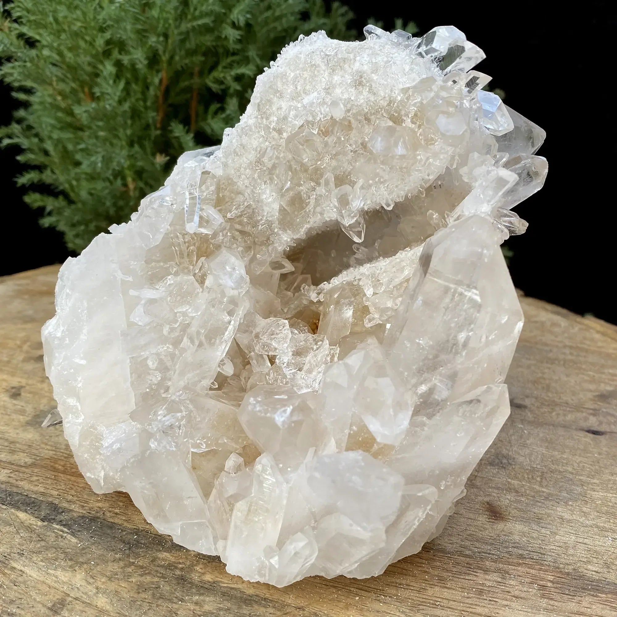 Natural Himalayan White Quartz Cluster 970g Himalayan Quartz