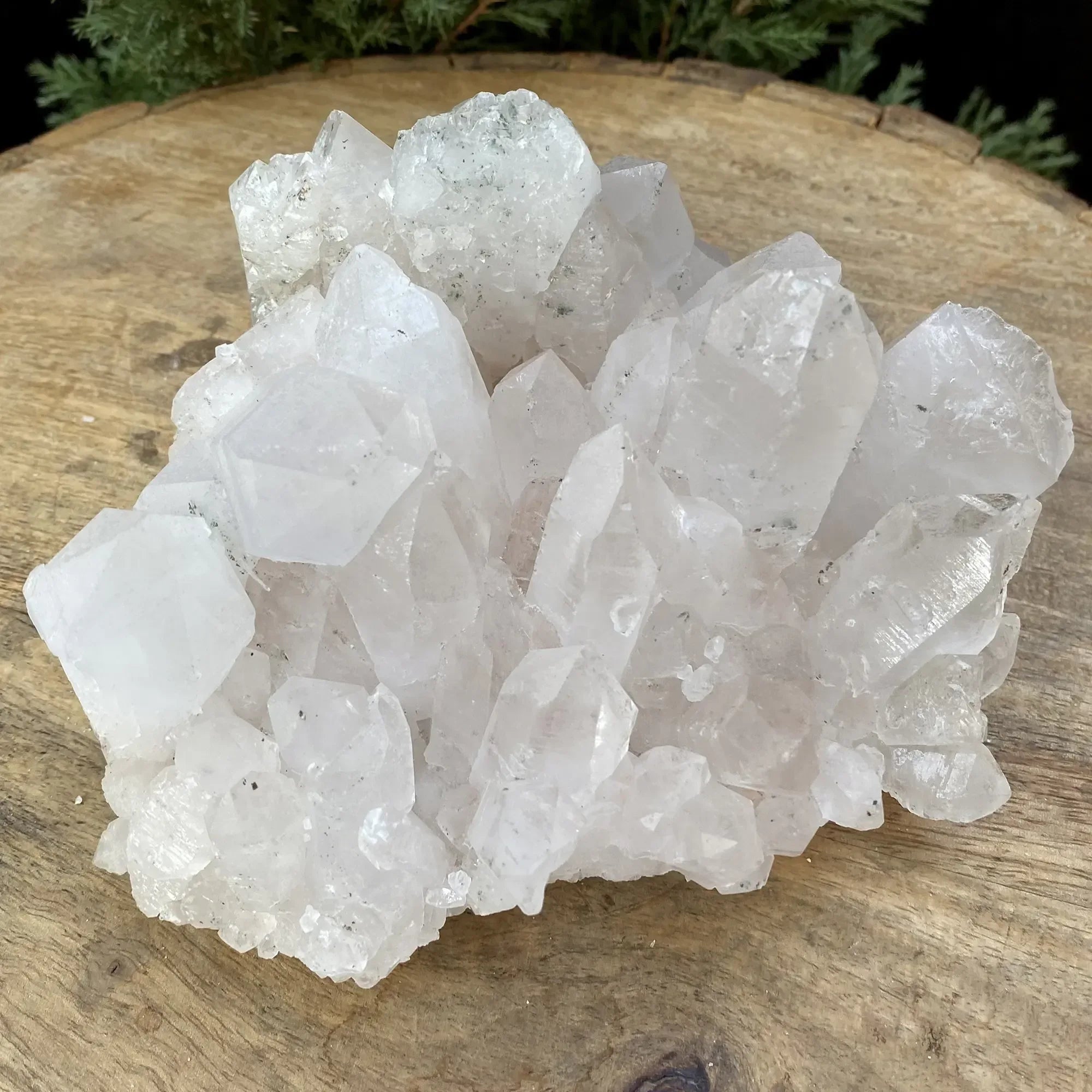 Natural Himalayan White Quartz Cluster 1135g Himalayan Quartz