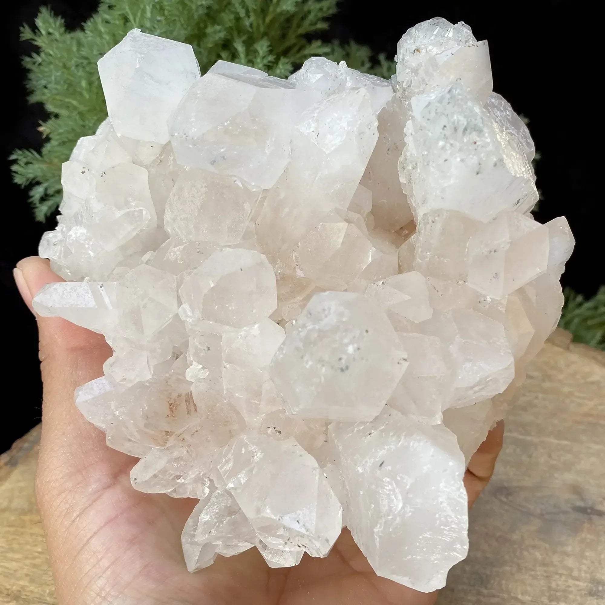 Natural Himalayan White Quartz Cluster 1135g Himalayan Quartz