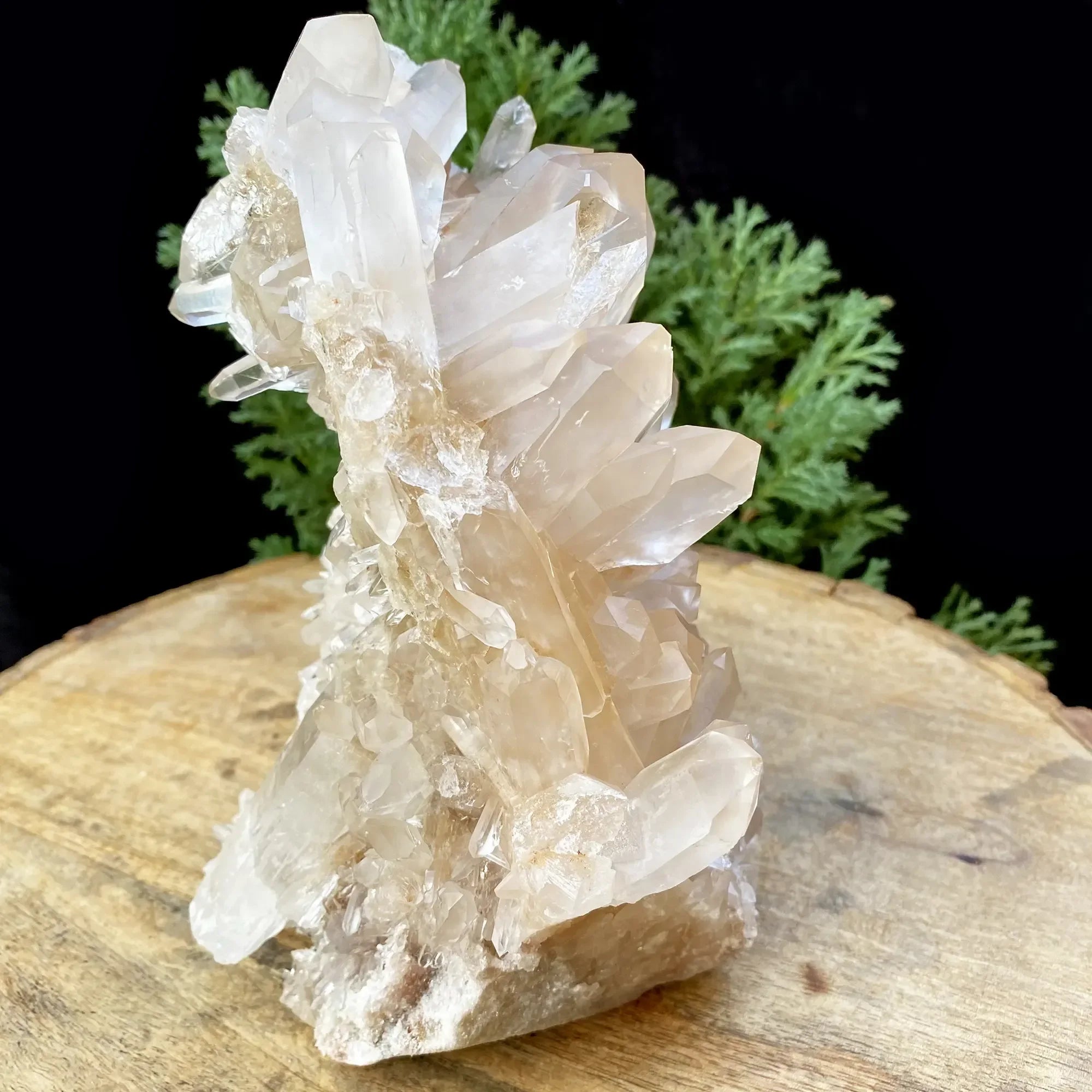 Natural Himalayan Pink Phantom Quartz Cluster 2030g Himalayan Quartz