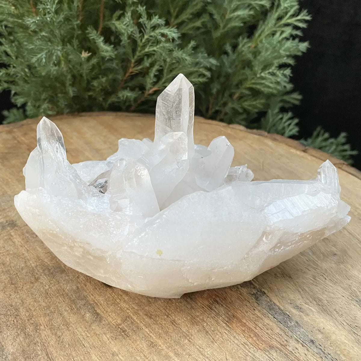 Natural Himalayan White Quartz Cluster 515g Himalayan Quartz