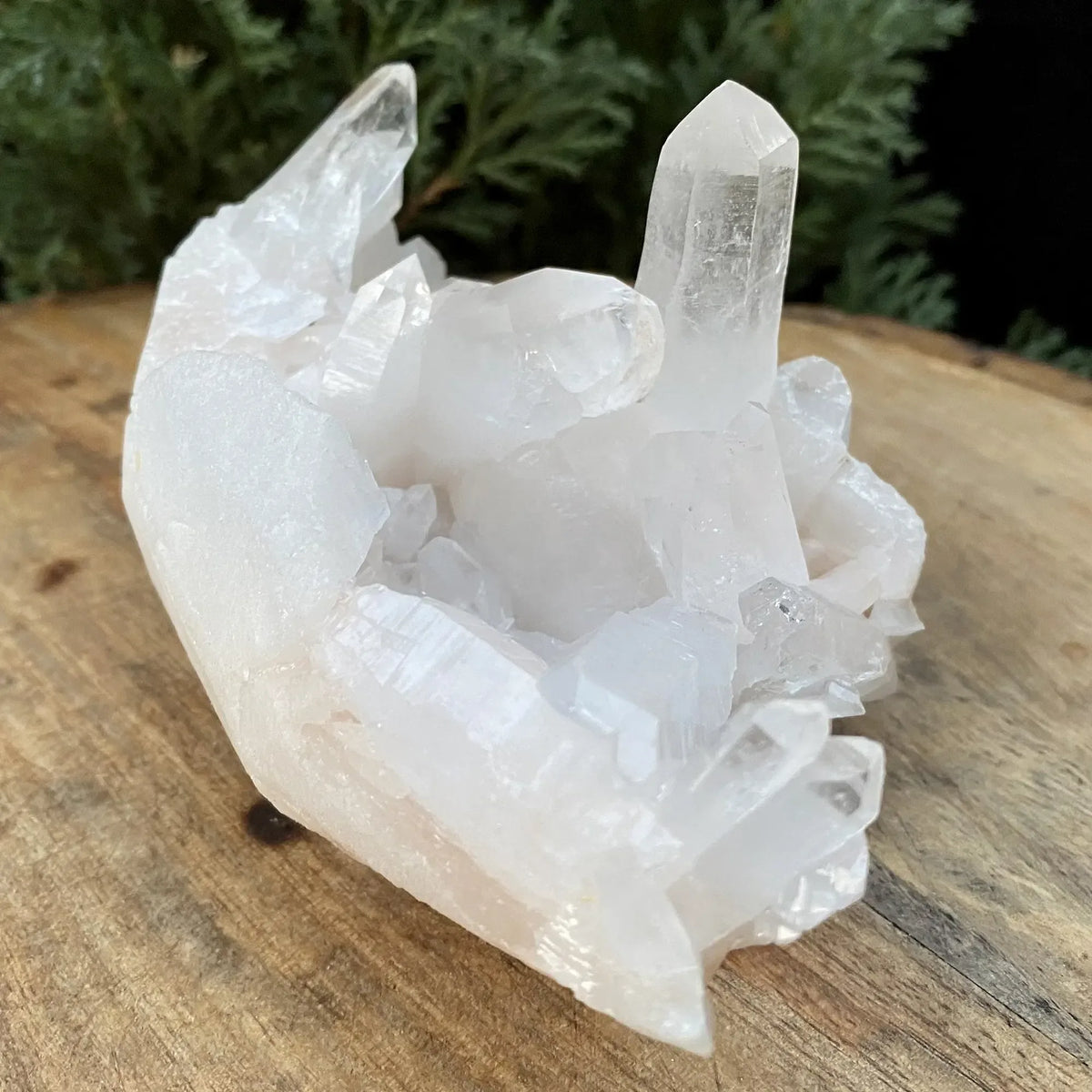 Natural Himalayan White Quartz Cluster 515g Himalayan Quartz