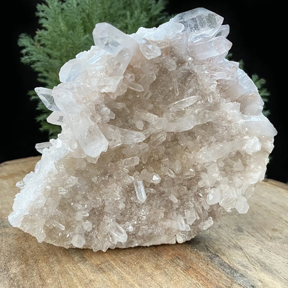 Natural Himalayan White &amp; Pink Quartz Cluster 825g Himalayan Quartz