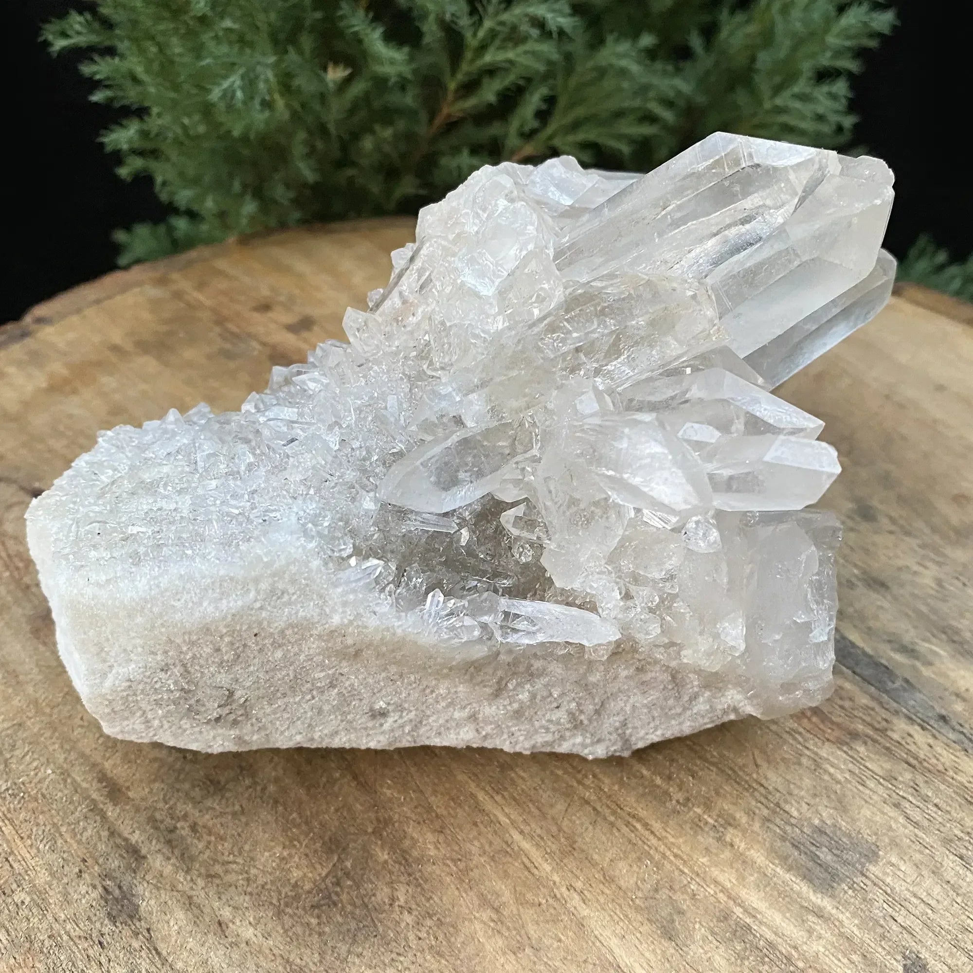 Natural Himalayan White Quartz Cluster 945g Himalayan Quartz