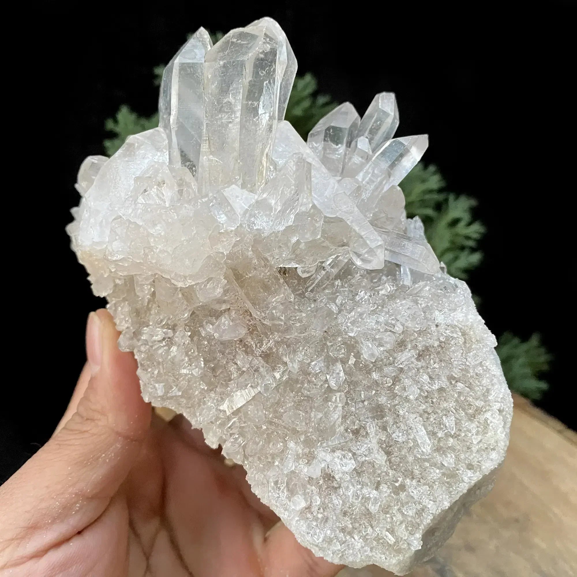 Natural Himalayan White Quartz Cluster 945g Himalayan Quartz