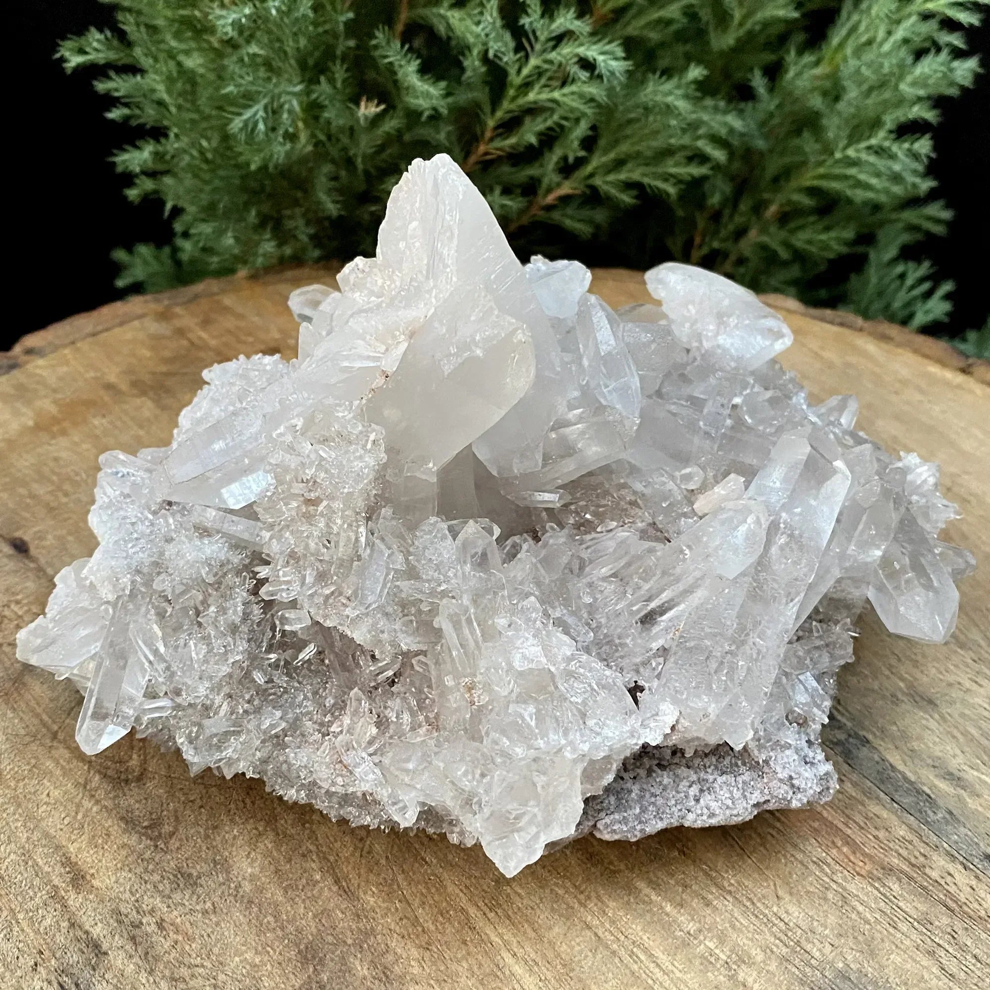 Natural Himalayan White Quartz Cluster 750g Himalayan Quartz