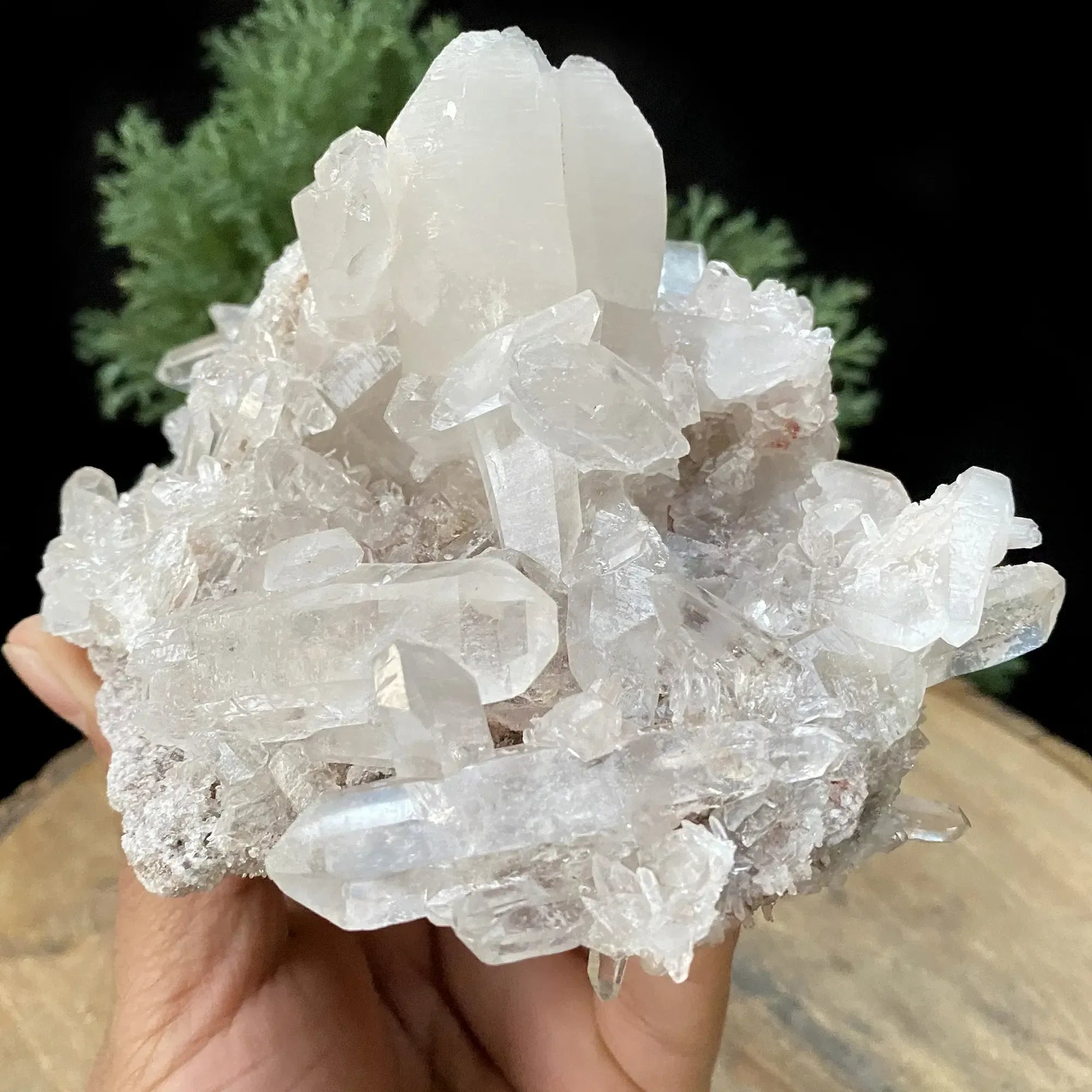 Natural Himalayan White Quartz Cluster 750g Himalayan Quartz