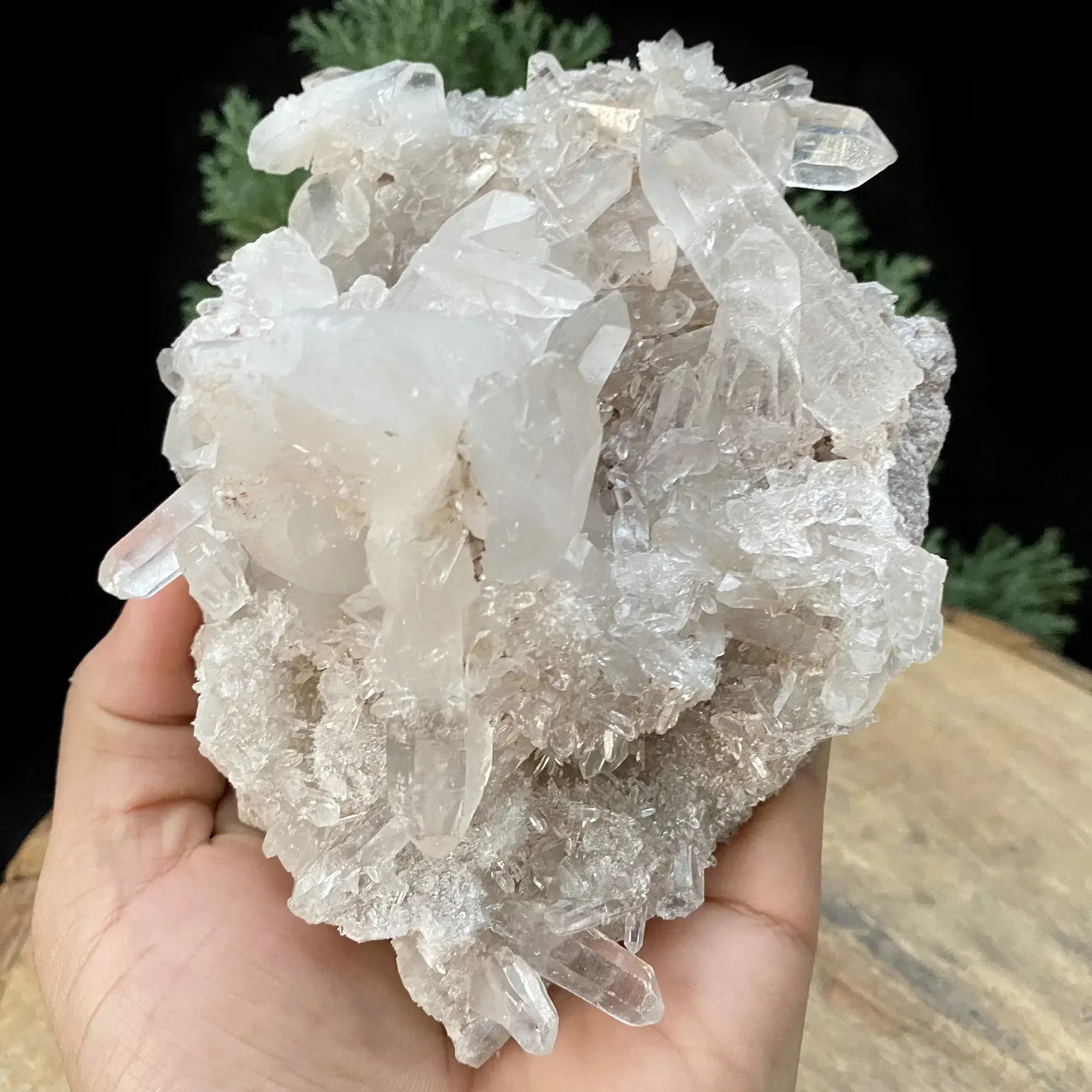 Natural Himalayan White Quartz Cluster 750g Himalayan Quartz