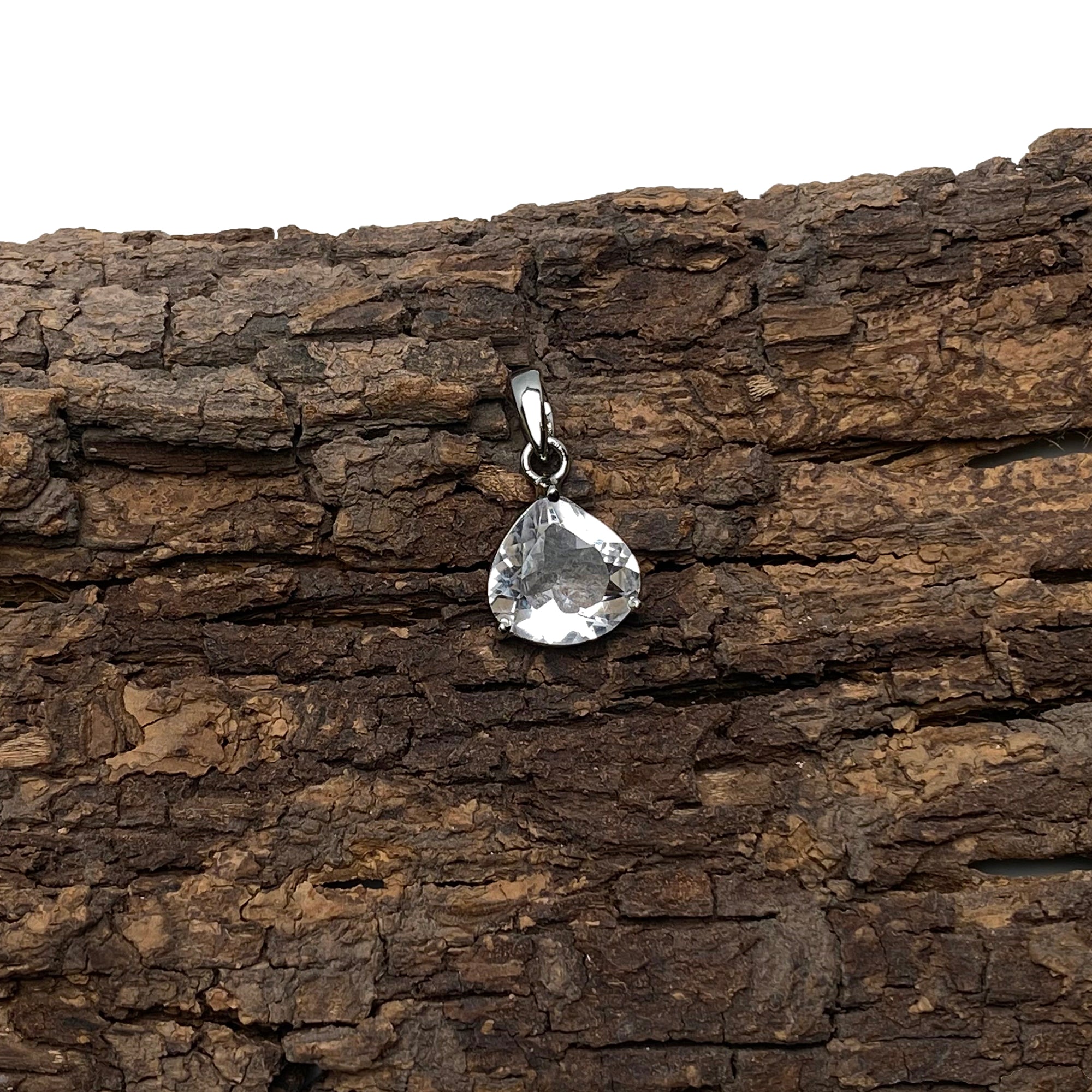 Petalite Heart Shape Pendant Necklace – Sterling Silver Minimalist Jewelry