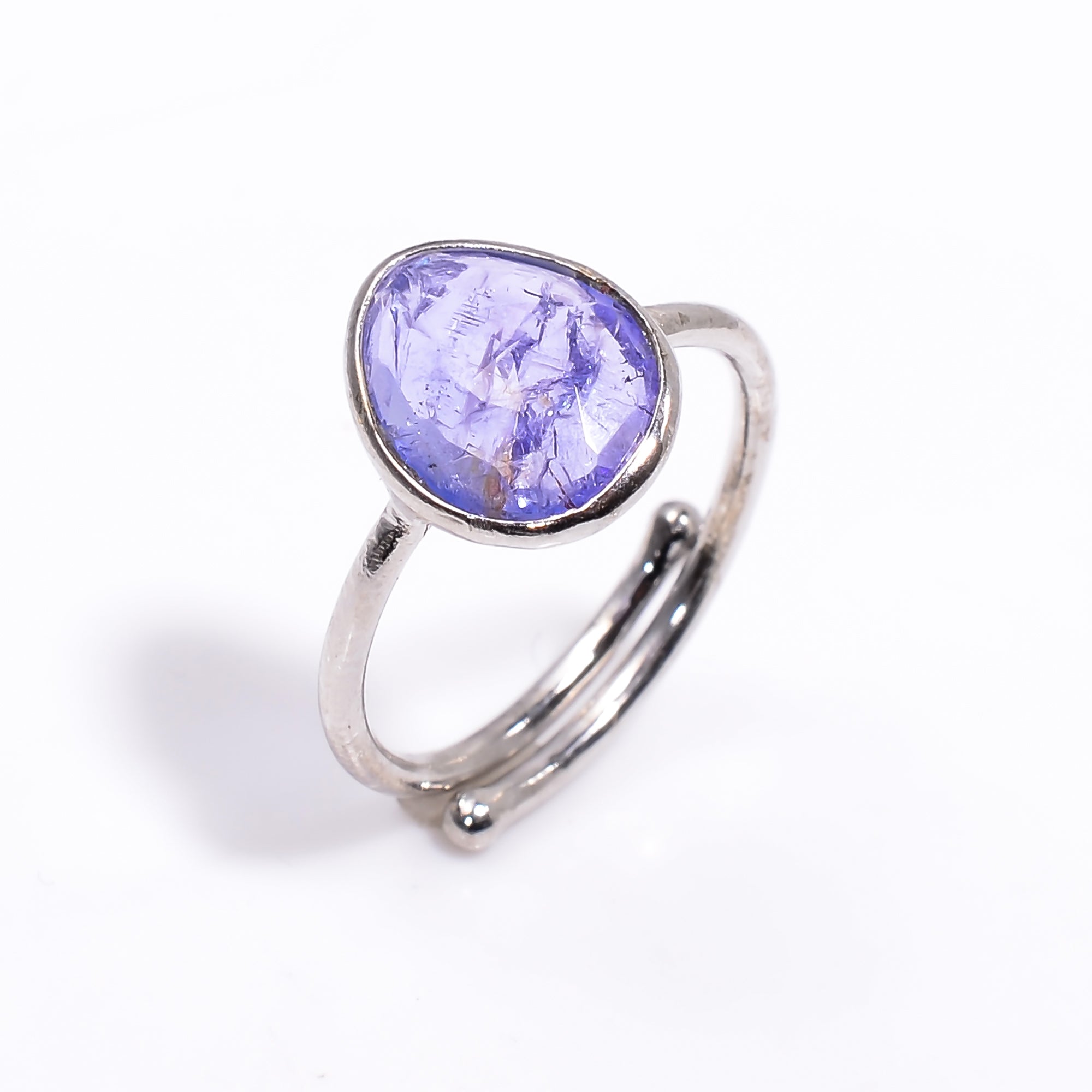 Tanzanite Ring 925 Sterling Silver Natural Tanzanite Ring Handmade December Birthstone Jewelry Gift for Her
