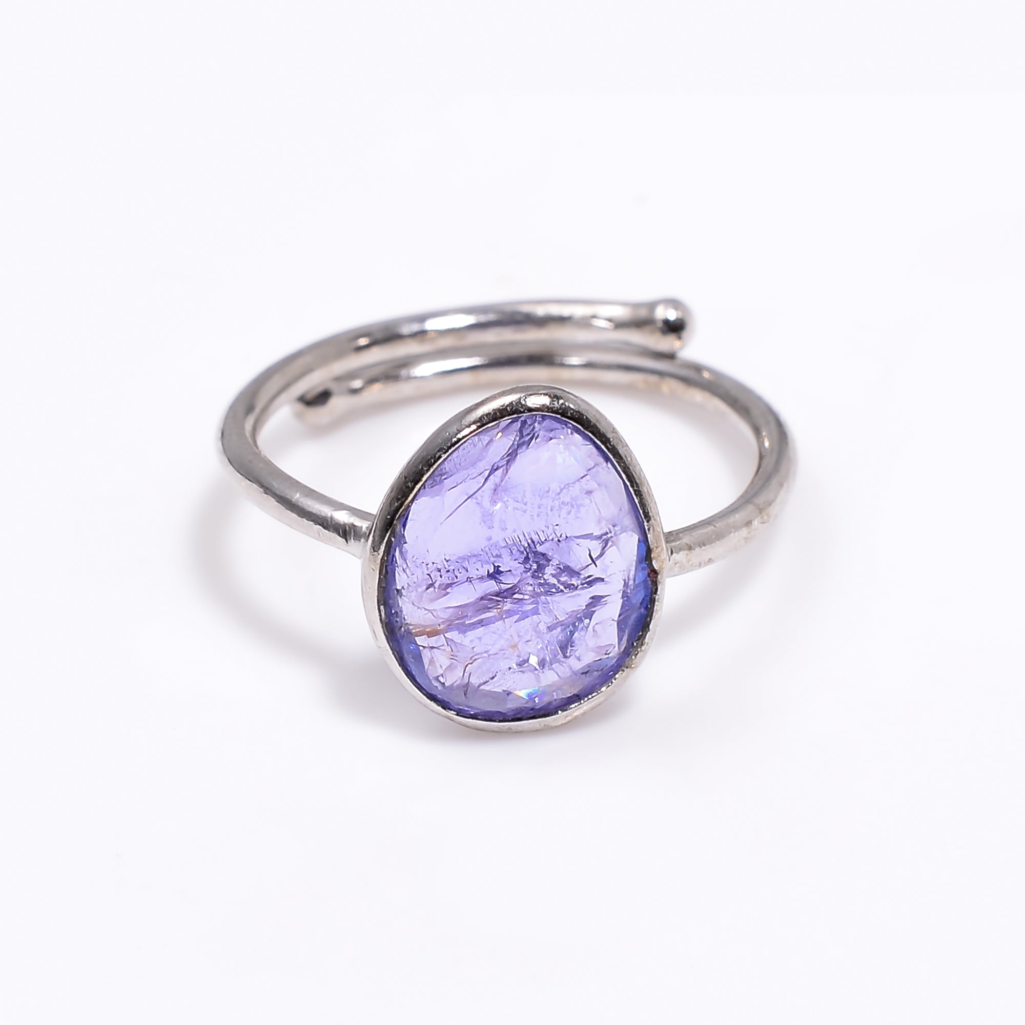 Tanzanite Ring 925 Sterling Silver Natural Tanzanite Ring Handmade December Birthstone Jewelry Gift for Her