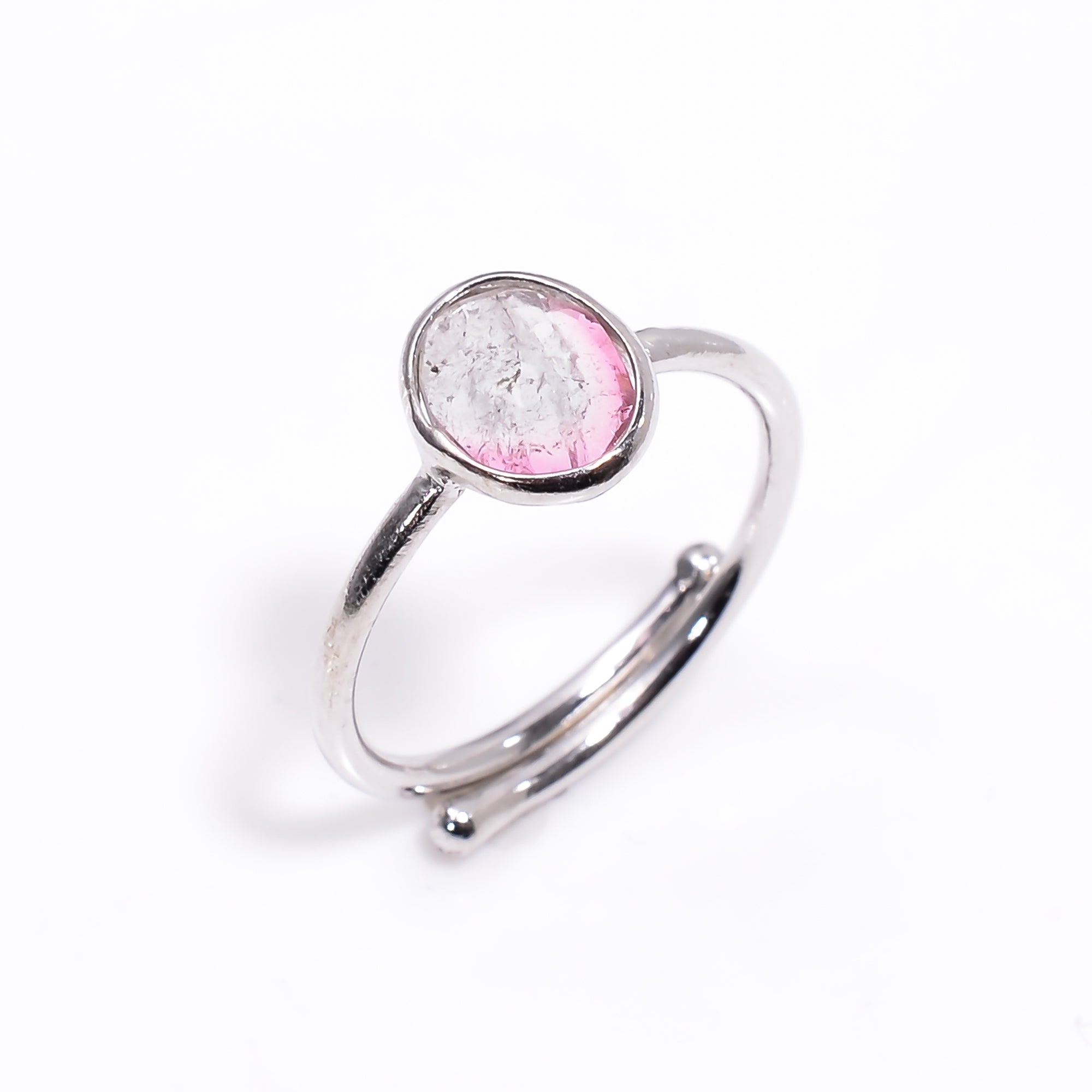 Bi Color Tourmaline Ring 925 Sterling Silver Natural Tourmaline Ring Handmade Green Gemstone Jewelry Gift