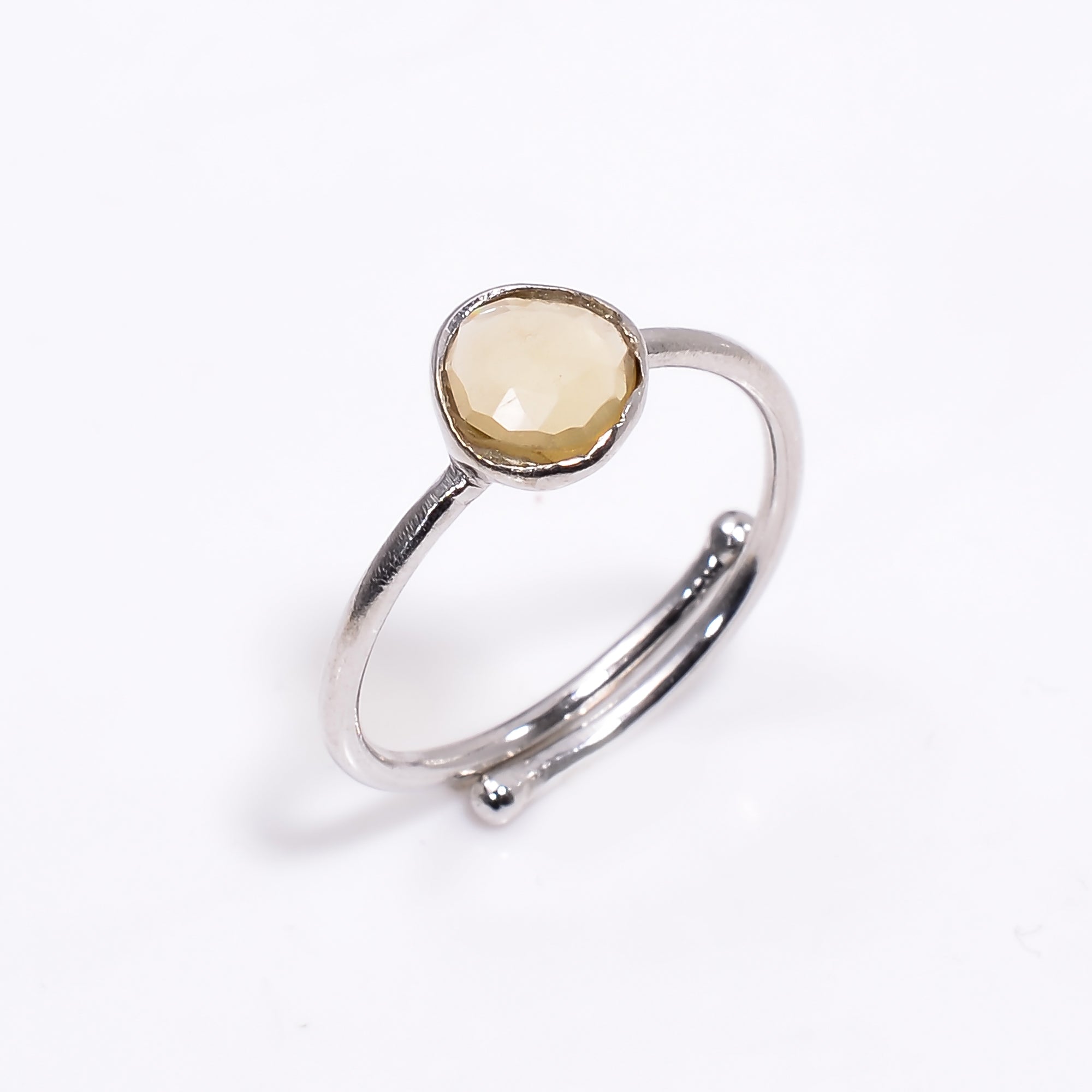 Whiskey Quartz Ring 925 Sterling Silver Natural Whiskey Quartz Ring Handmade Golden Quartz Jewelry Gift