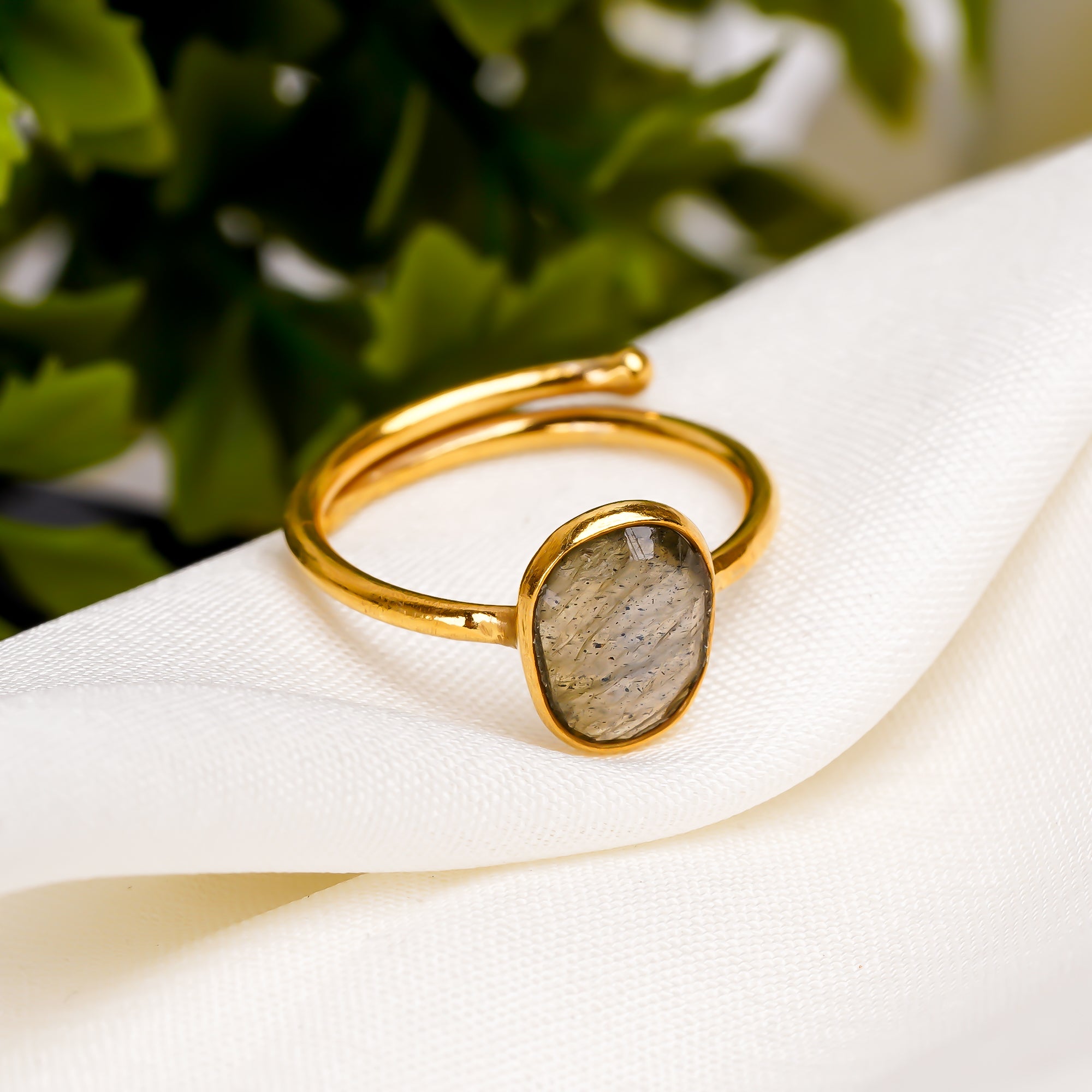 Labradorite Ring 925 Sterling Silver Natural Labradorite Ring Handmade