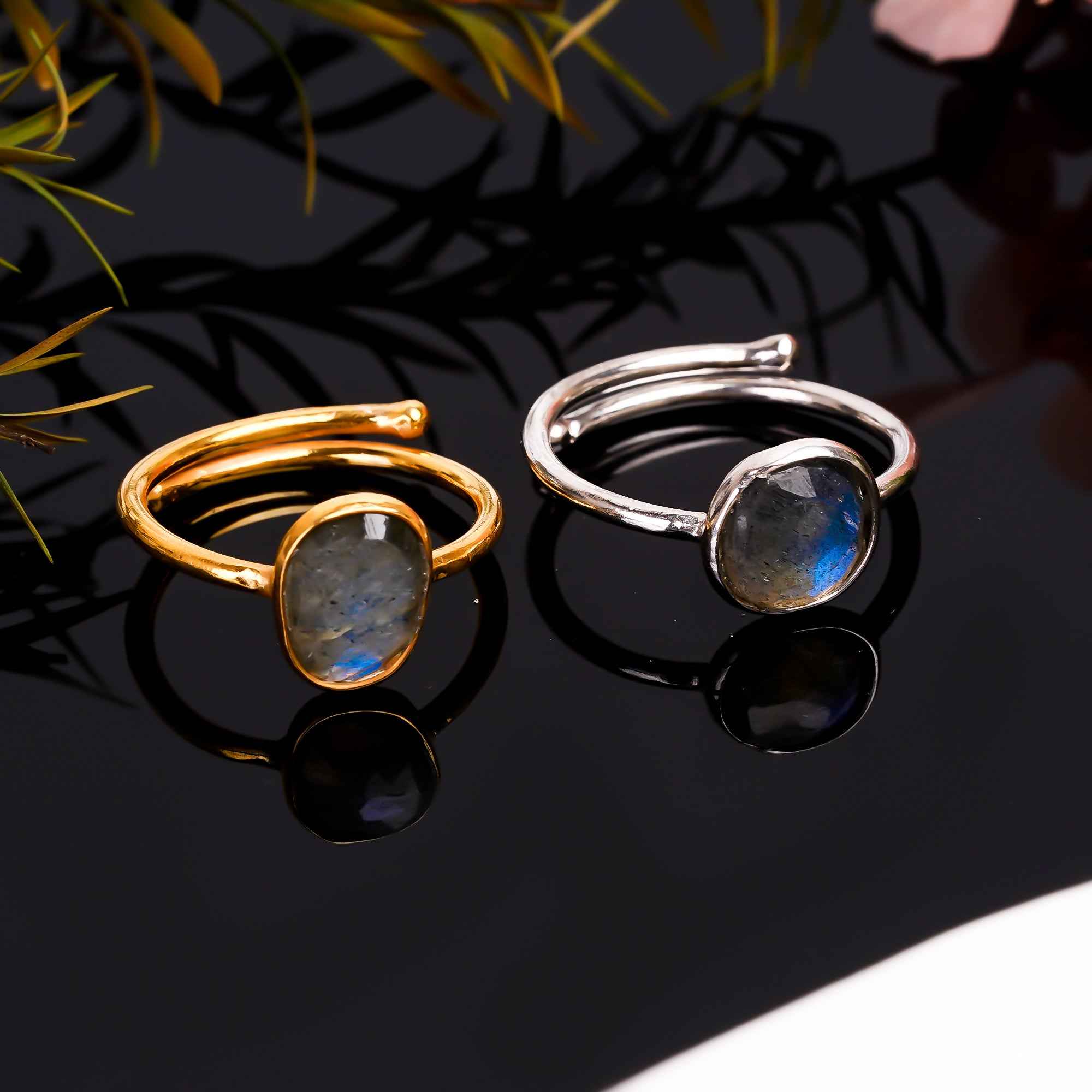 Labradorite Ring 925 Sterling Silver Natural Labradorite Ring Handmade