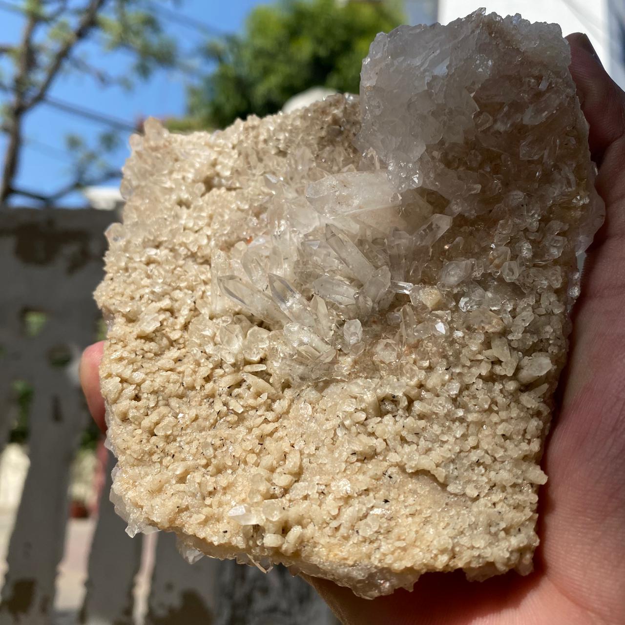 Natural Himalayan Pink Quartz Crystal Cluster Healing Energy Display Specimen