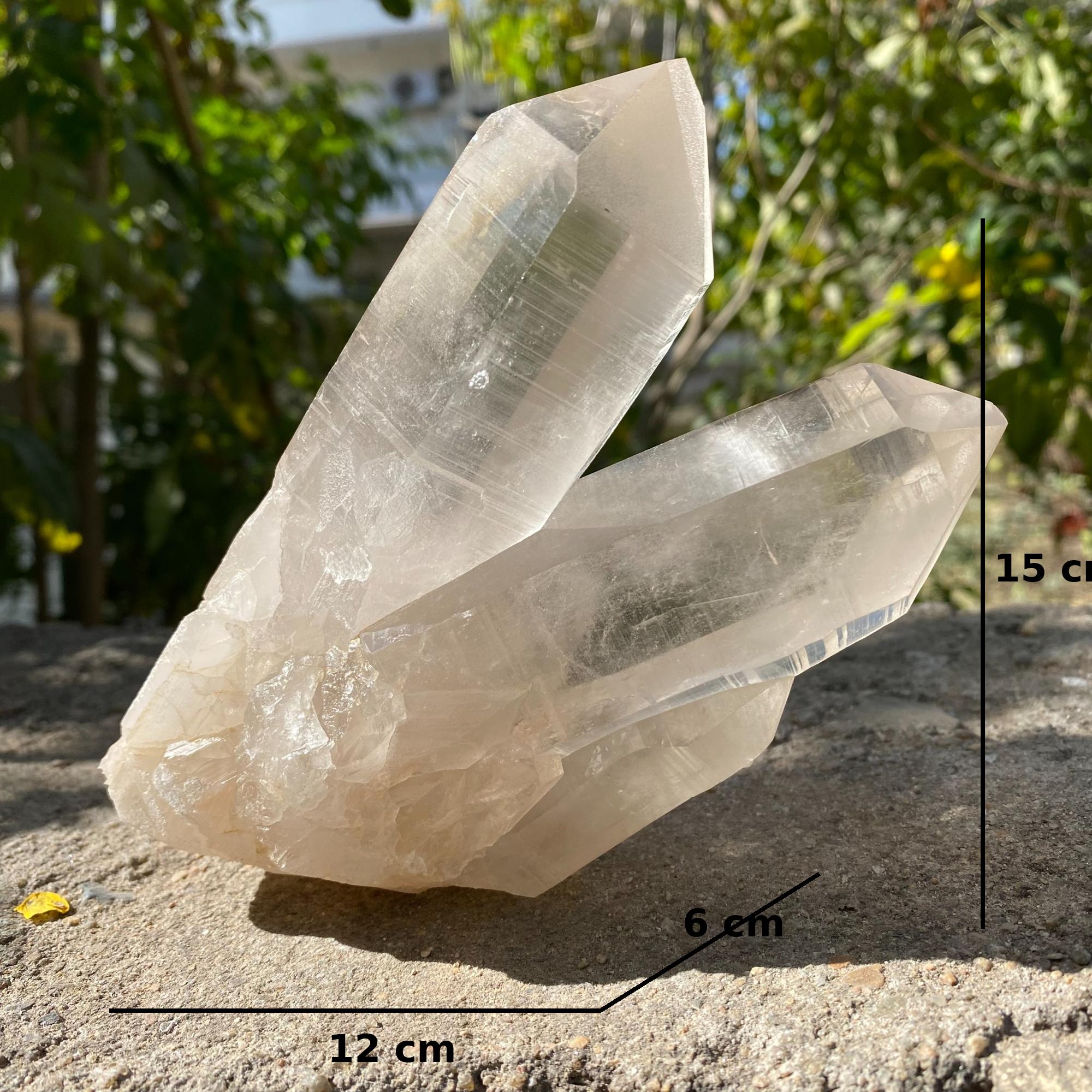 White Natural Samadhi Quartz Crystal Cluster Himalayan Healing Collector Display