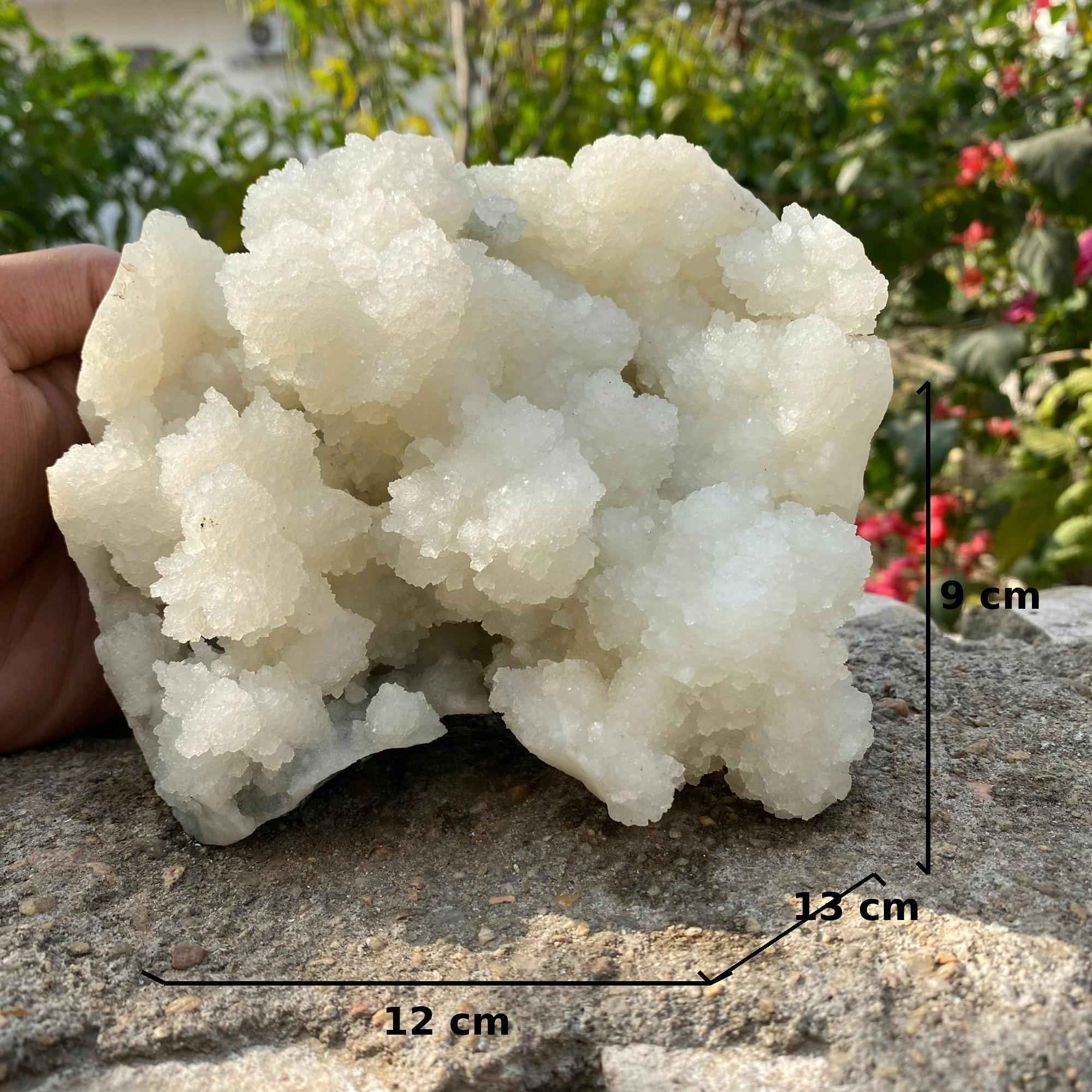Natural Chalcedony Crystal Cluster 1655g