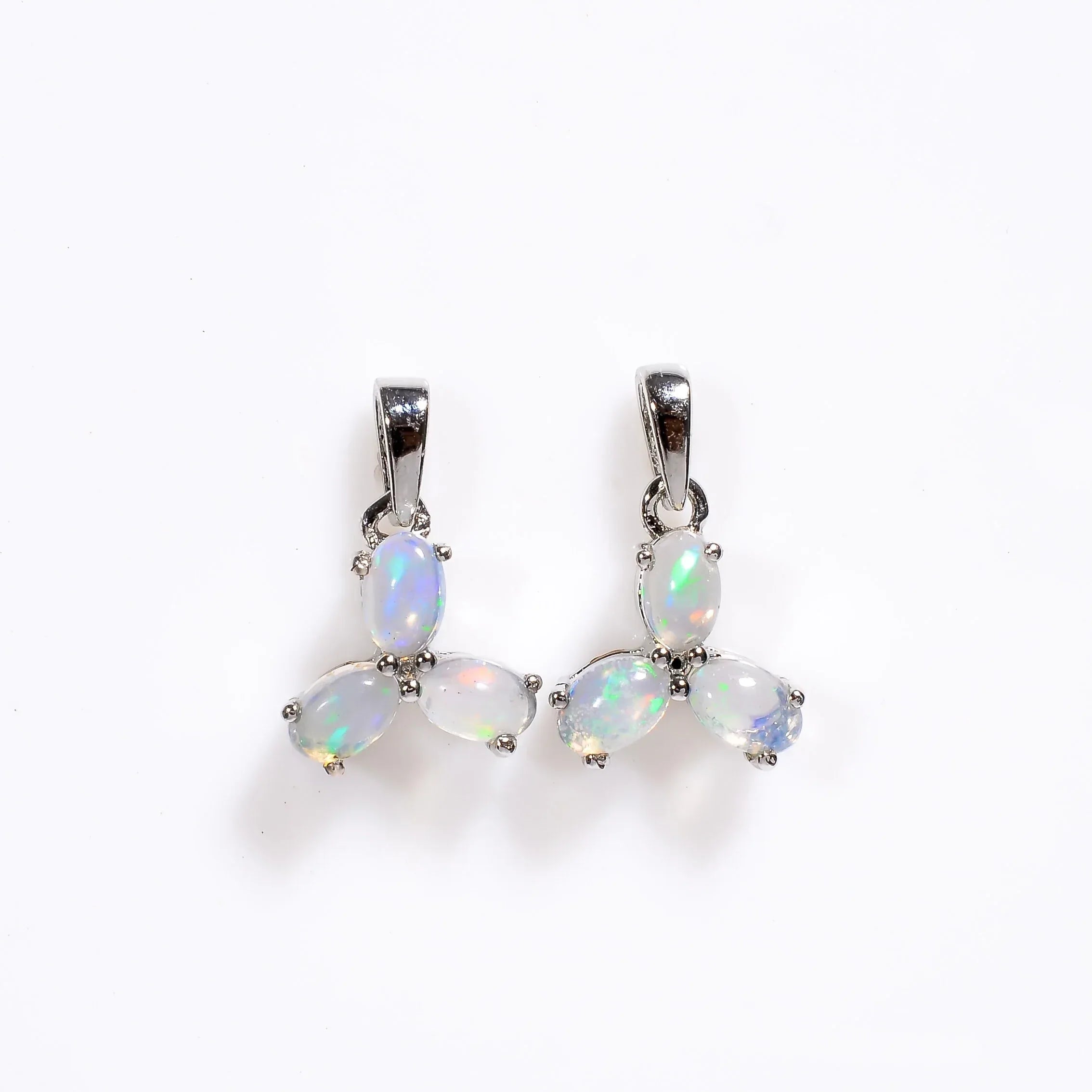 Ethiopian Opal Pendant: 925 Sterling Silver Gemstone Jewelry