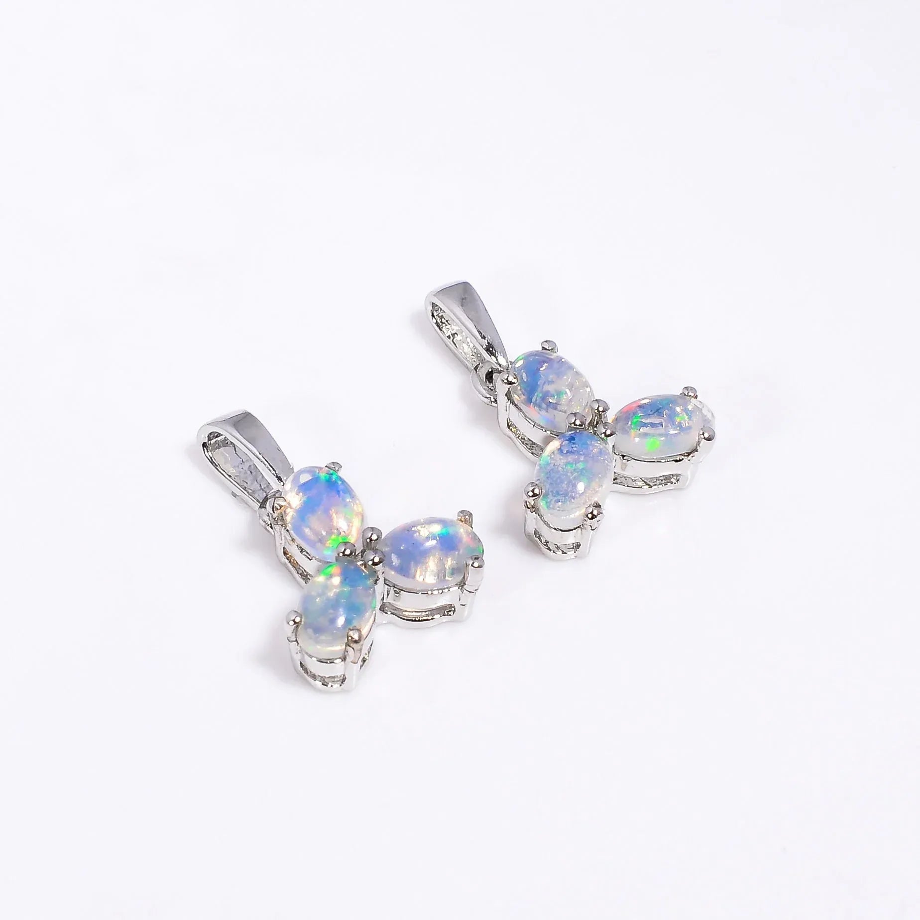 Ethiopian Opal Pendant: 925 Sterling Silver Gemstone Jewelry