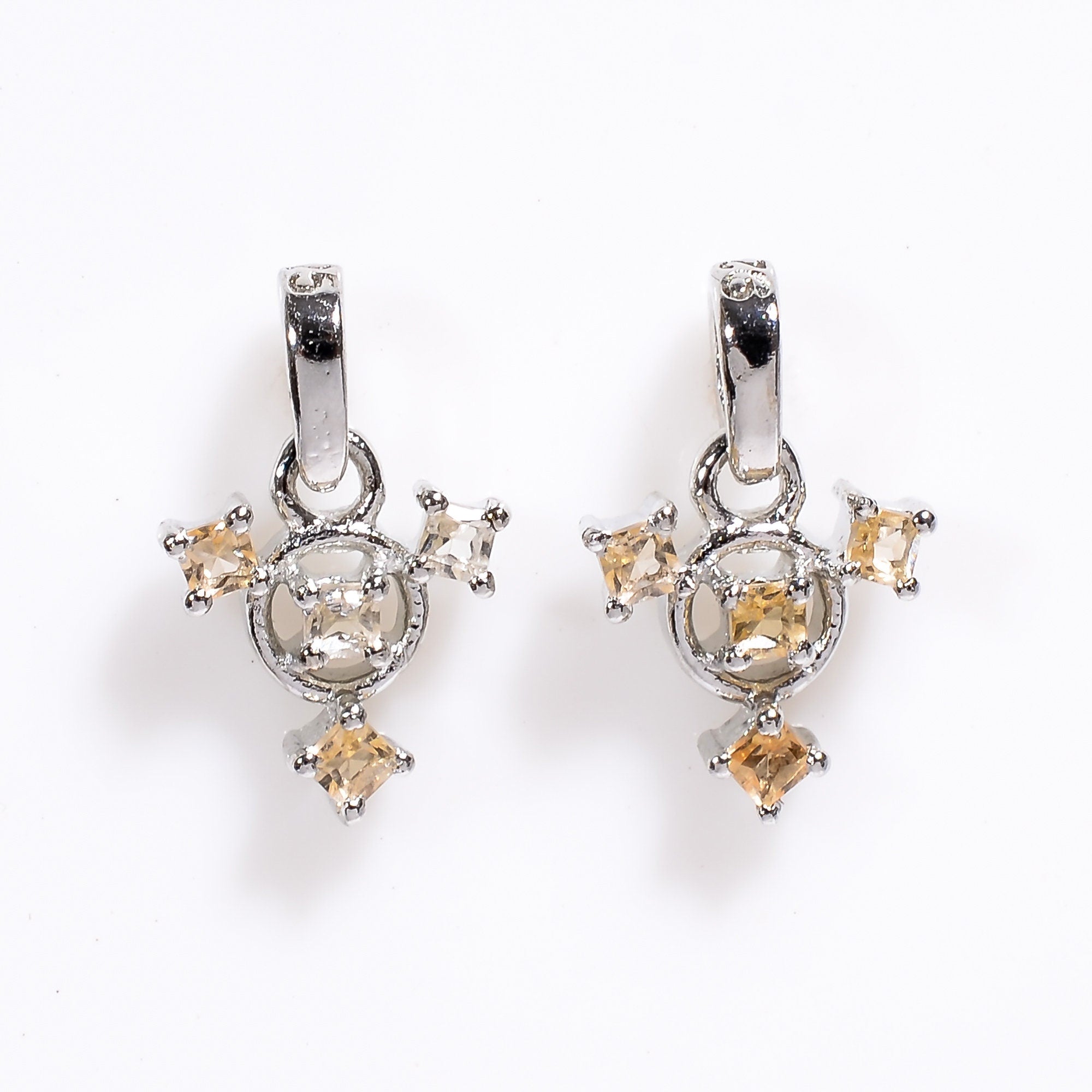 Natural Imperial Topaz Pendant: 925 Sterling Silver, Handmade Jewelry