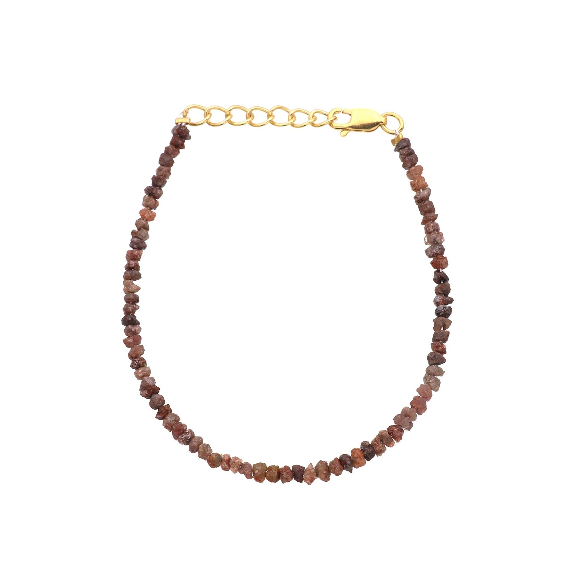 Minimalist Silver Bracelet with Natural Diamond Chips – Everyday Luxury Jewelry