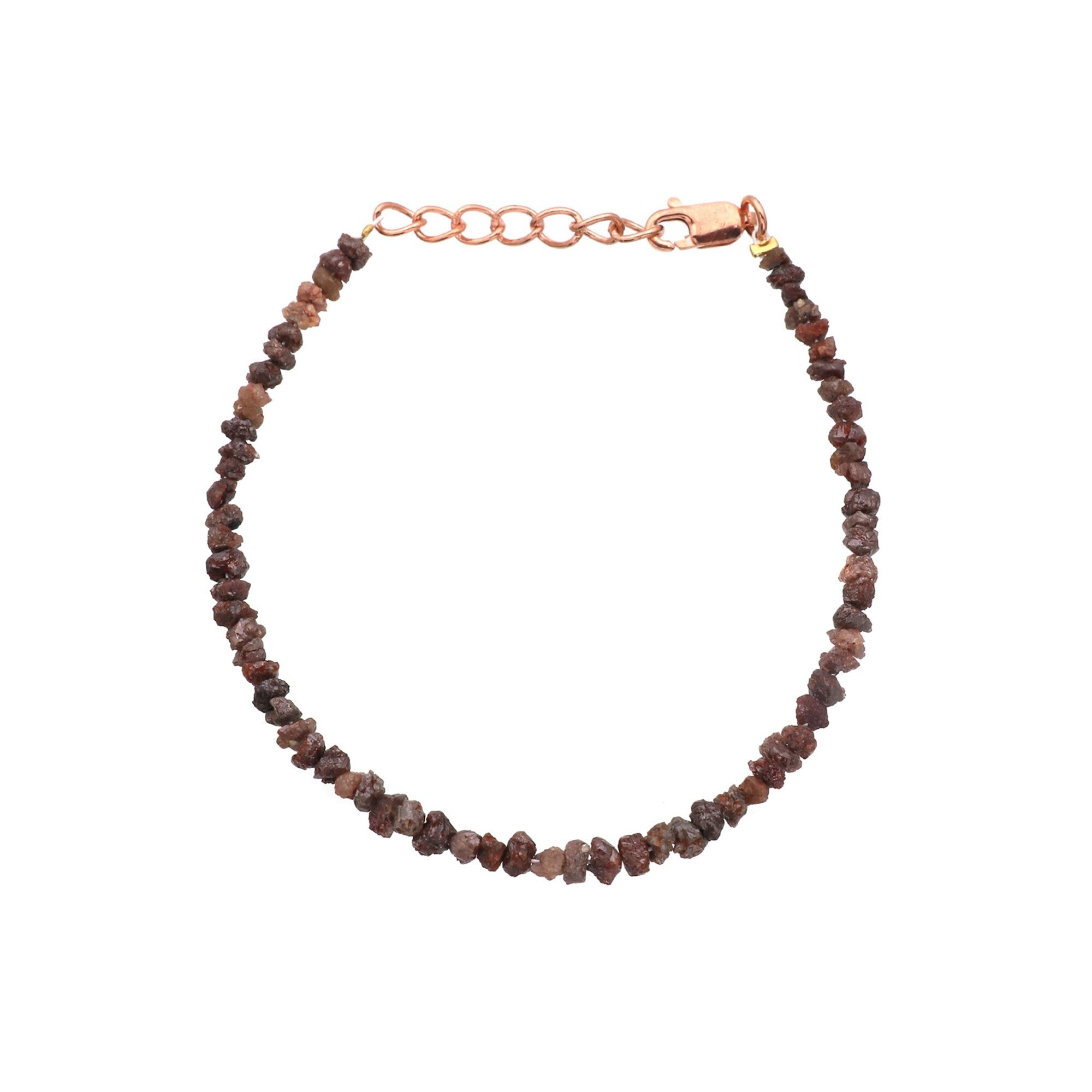 Minimalist Silver Bracelet with Natural Diamond Chips – Everyday Luxury Jewelry