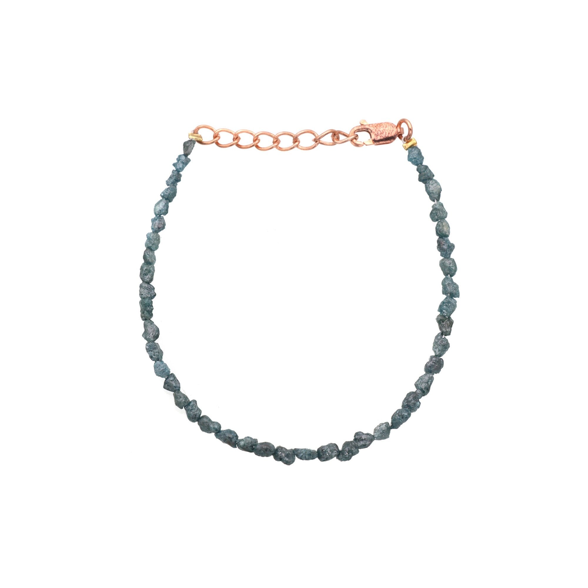 Minimalist Silver Bracelet with Natural Diamond Chips – Everyday Luxury Jewelry