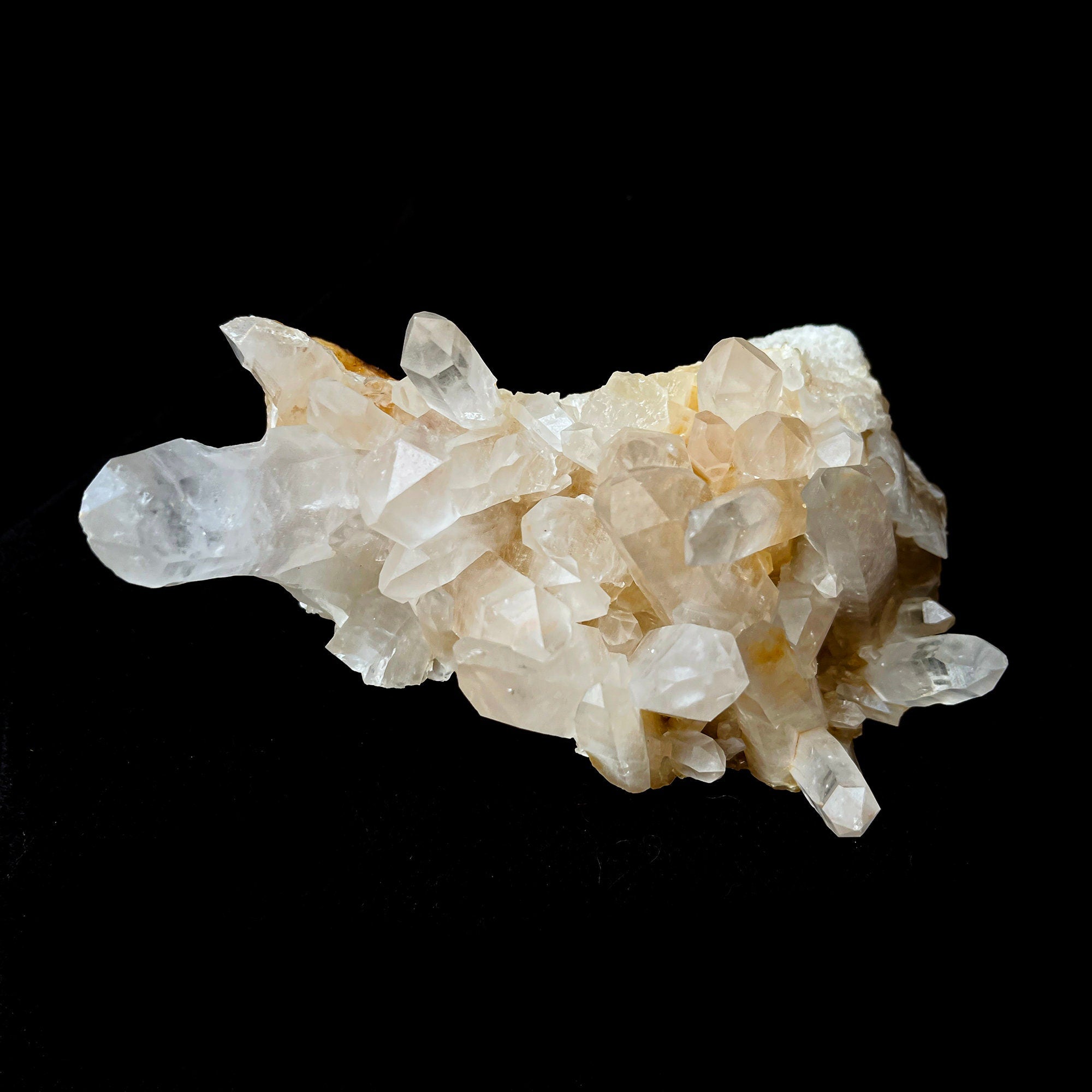 Natural Yellow Quartz Crystal: Himalayan Reiki Healing Rough Stone 280gm