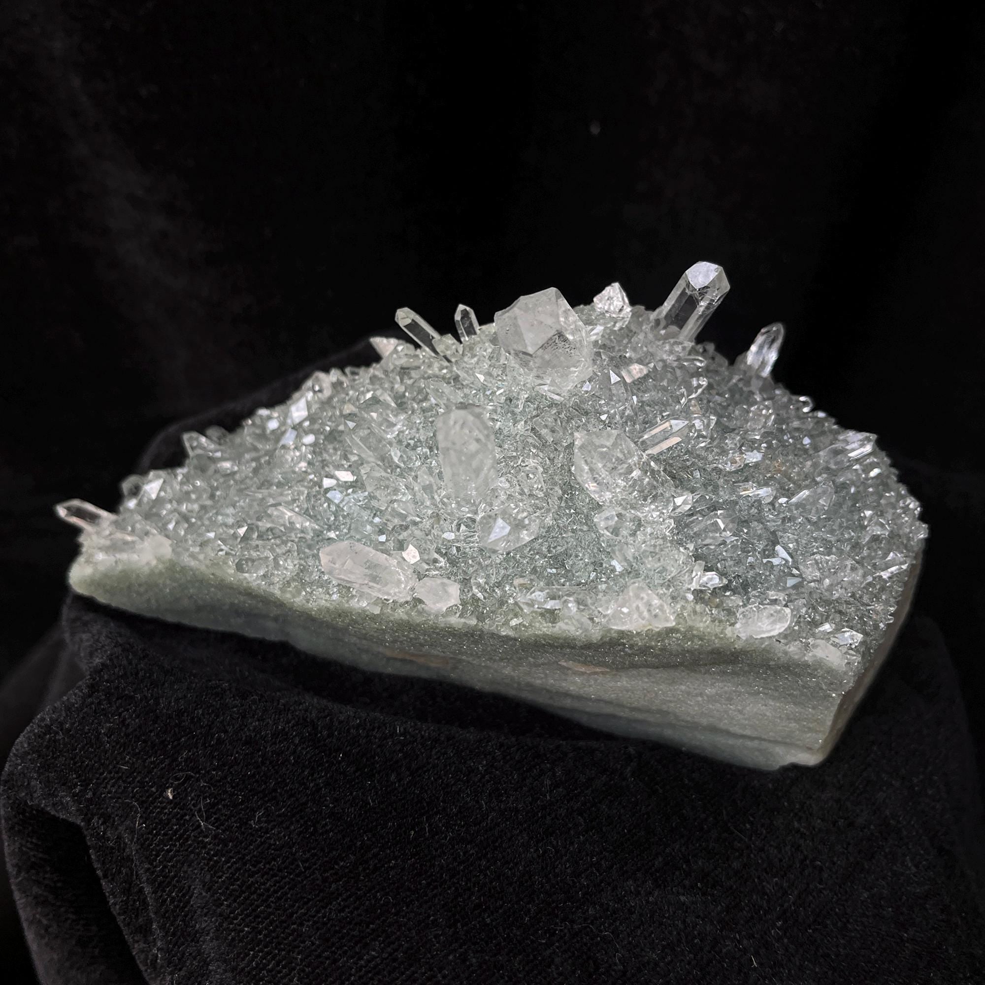 Himalayan Green Chlorite Quartz Specimen: Raw Healing Crystal 640gm
