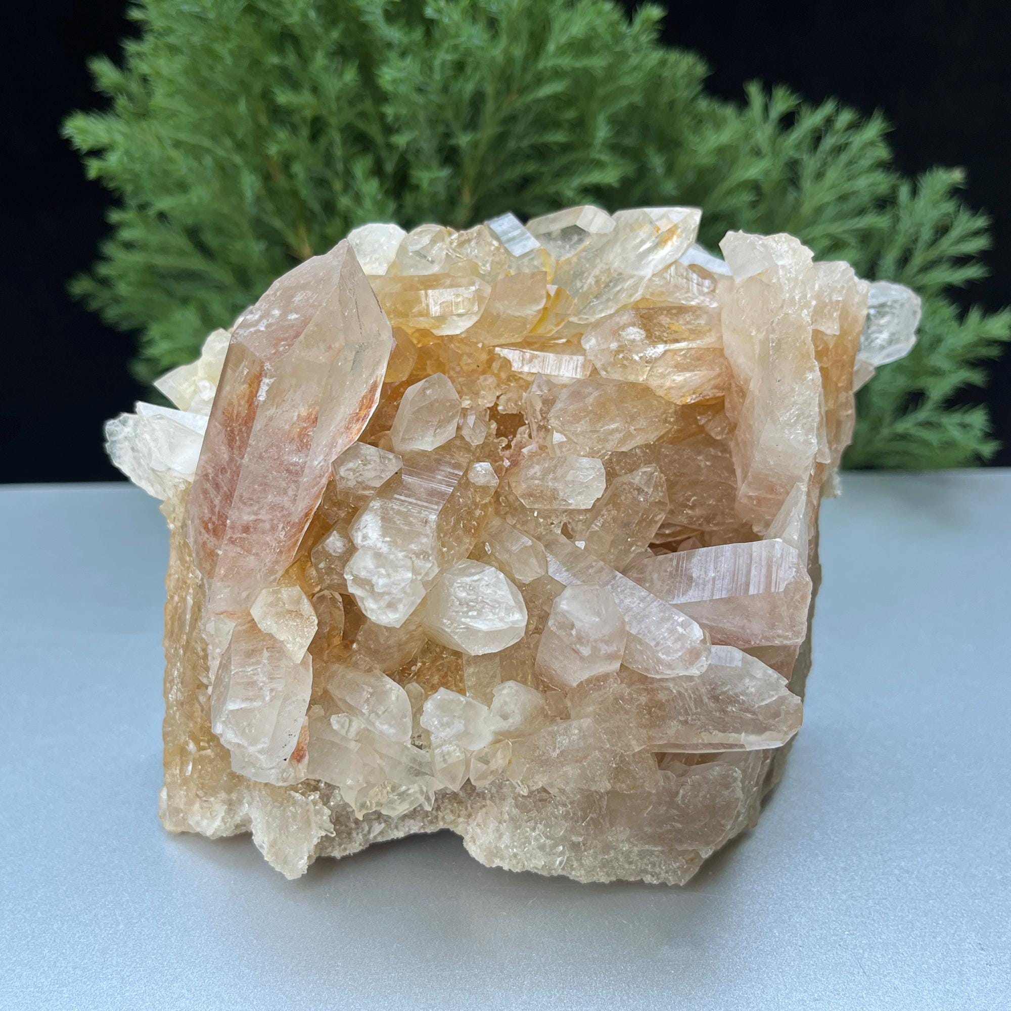 Raw Citrine Quartz Crystal Point: Natural Yellow Samadhi Healing Stone 650gm