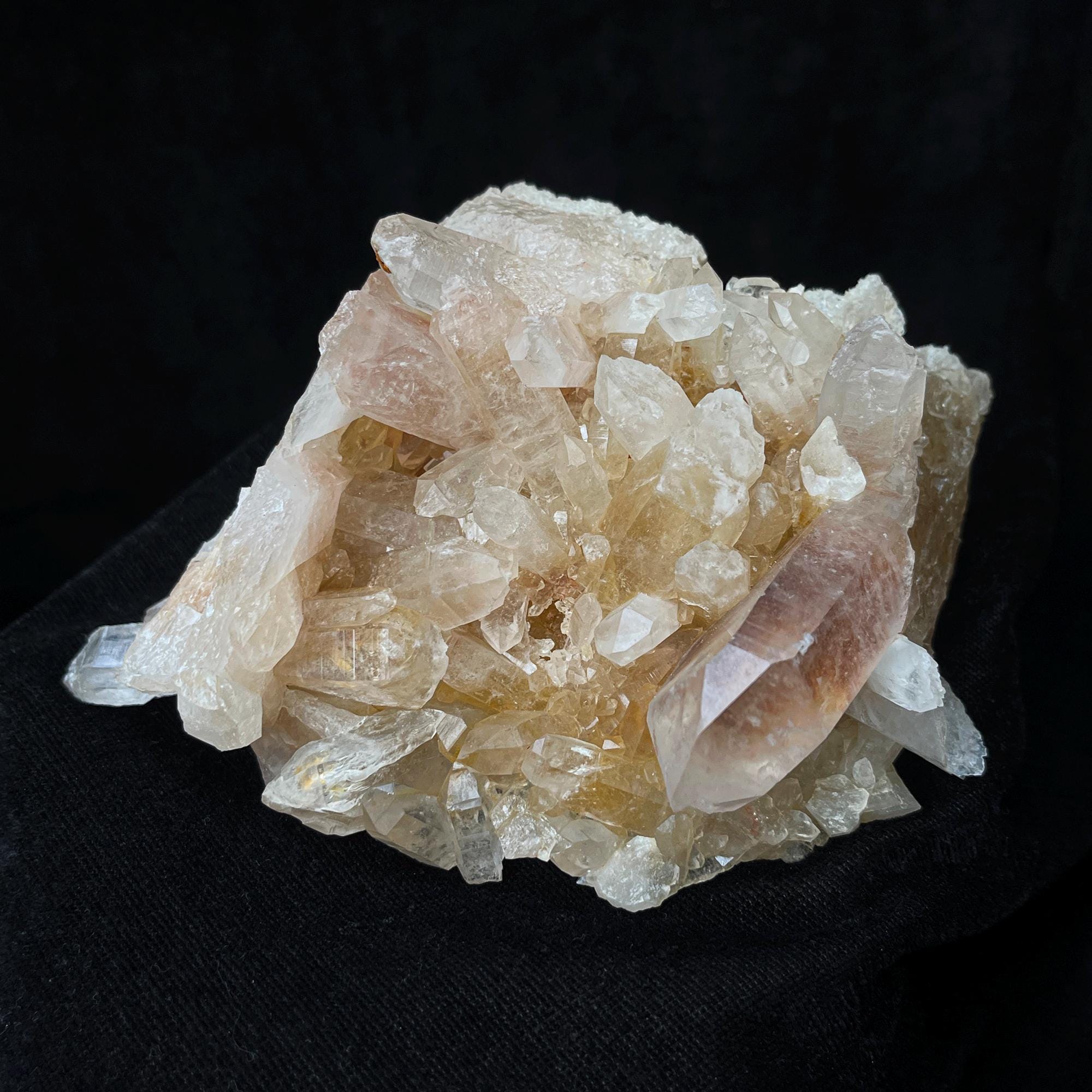 Raw Citrine Quartz Crystal Point: Natural Yellow Samadhi Healing Stone 650gm
