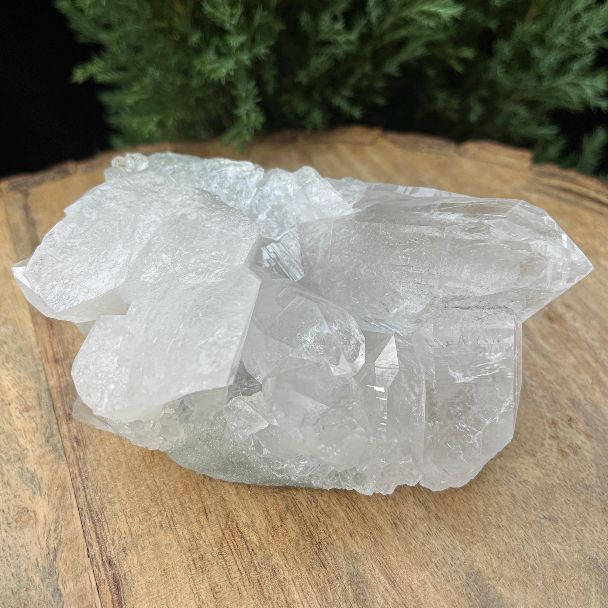 Rare Green Chlorite Quartz Specimen: Himalayan Indicolite, 560gm