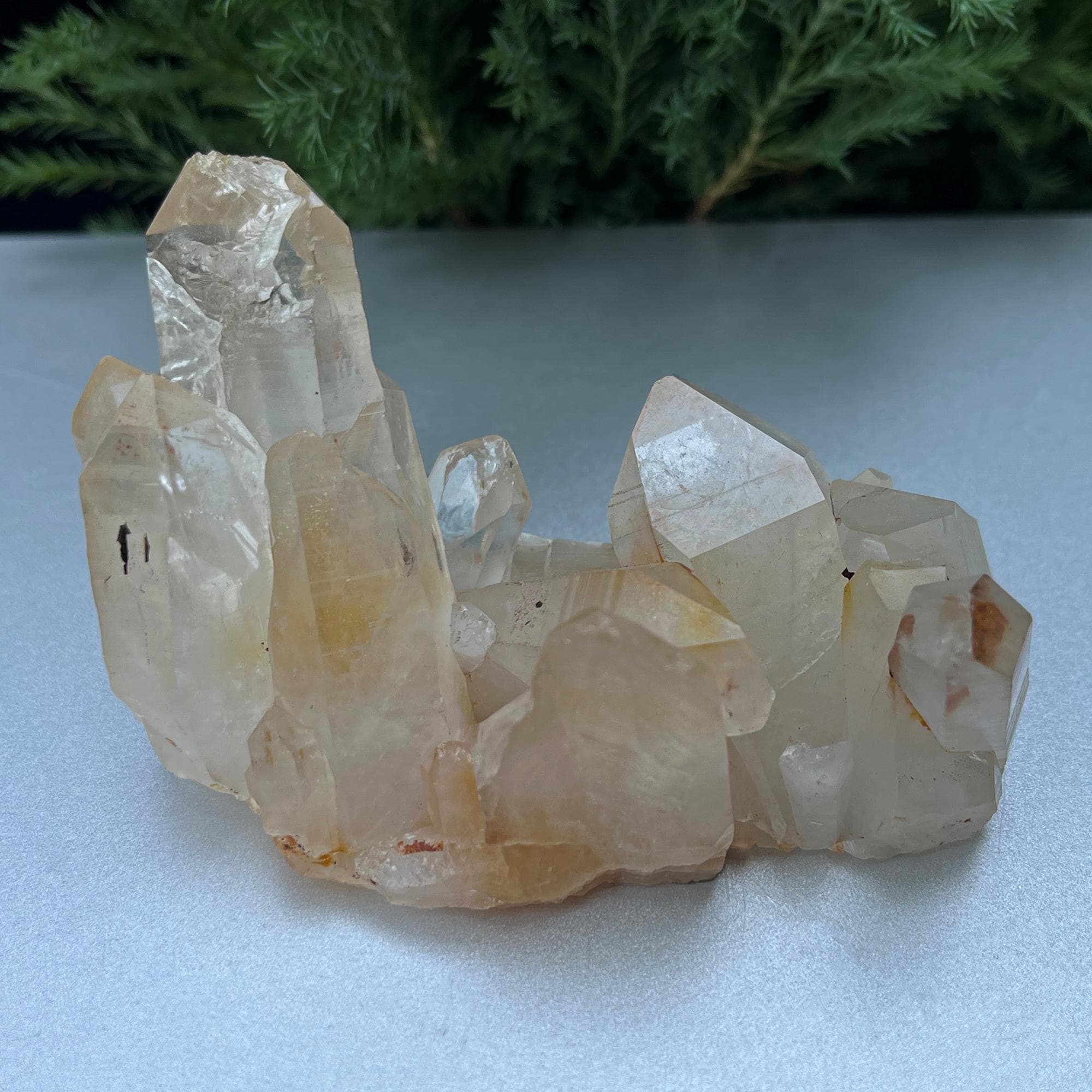 Yellow Samadhi Quartz: Golden Healer Healing Crystal from India 140gm