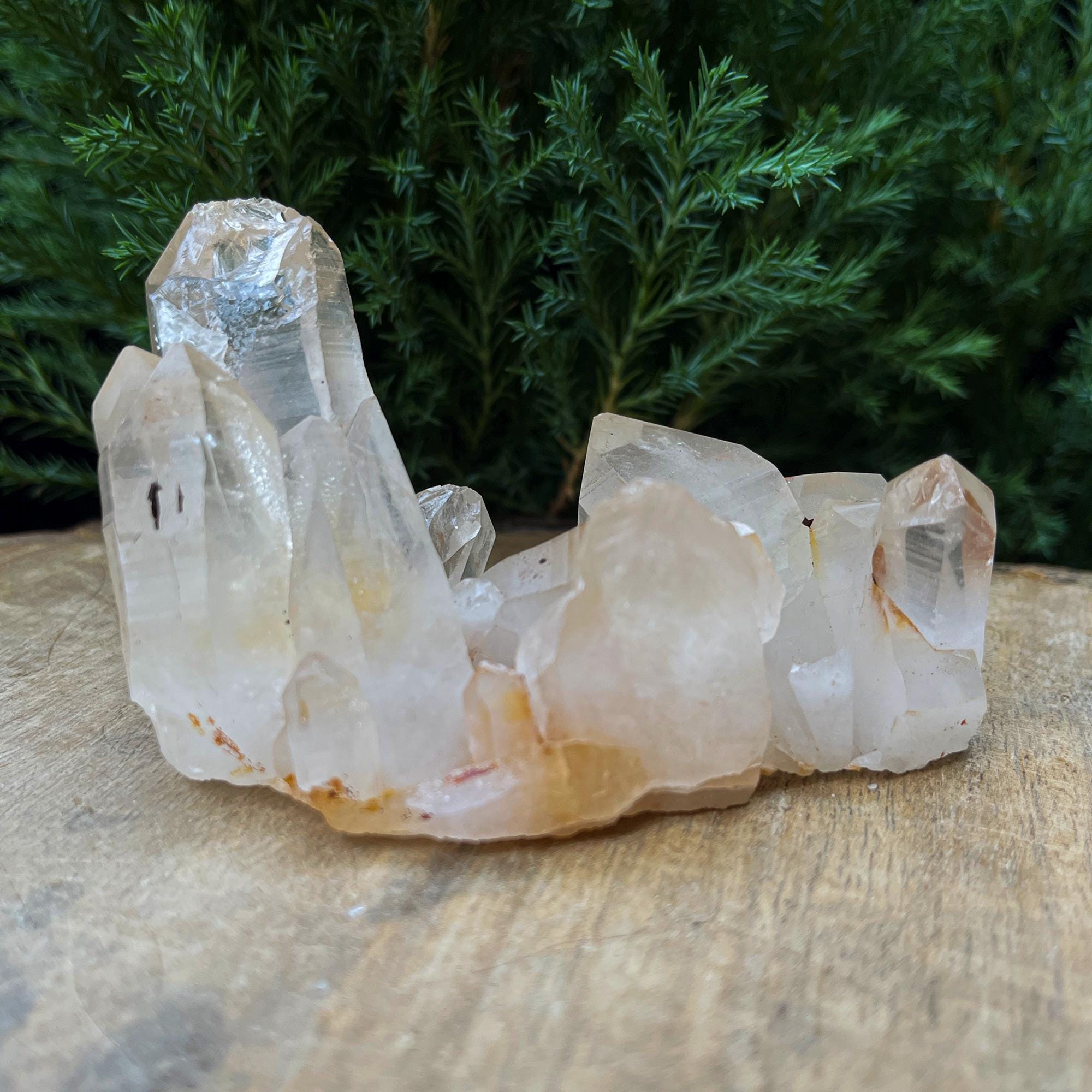 Yellow Samadhi Quartz: Golden Healer Healing Crystal from India 140gm
