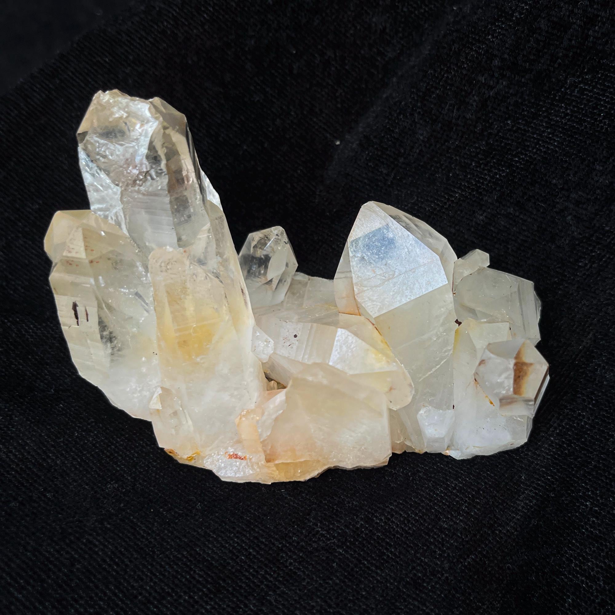 Yellow Samadhi Quartz: Golden Healer Healing Crystal from India 140gm