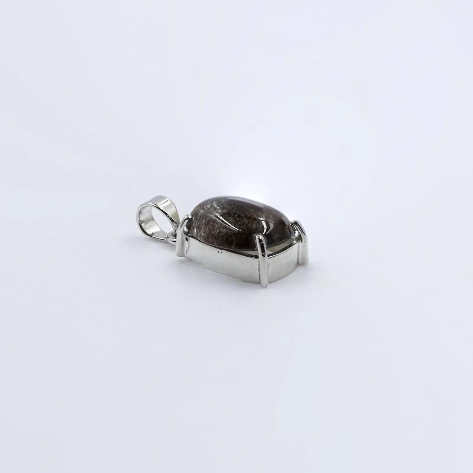 Cacoxenite in Amethyst Pendant: Super Seven 925 Sterling Silver