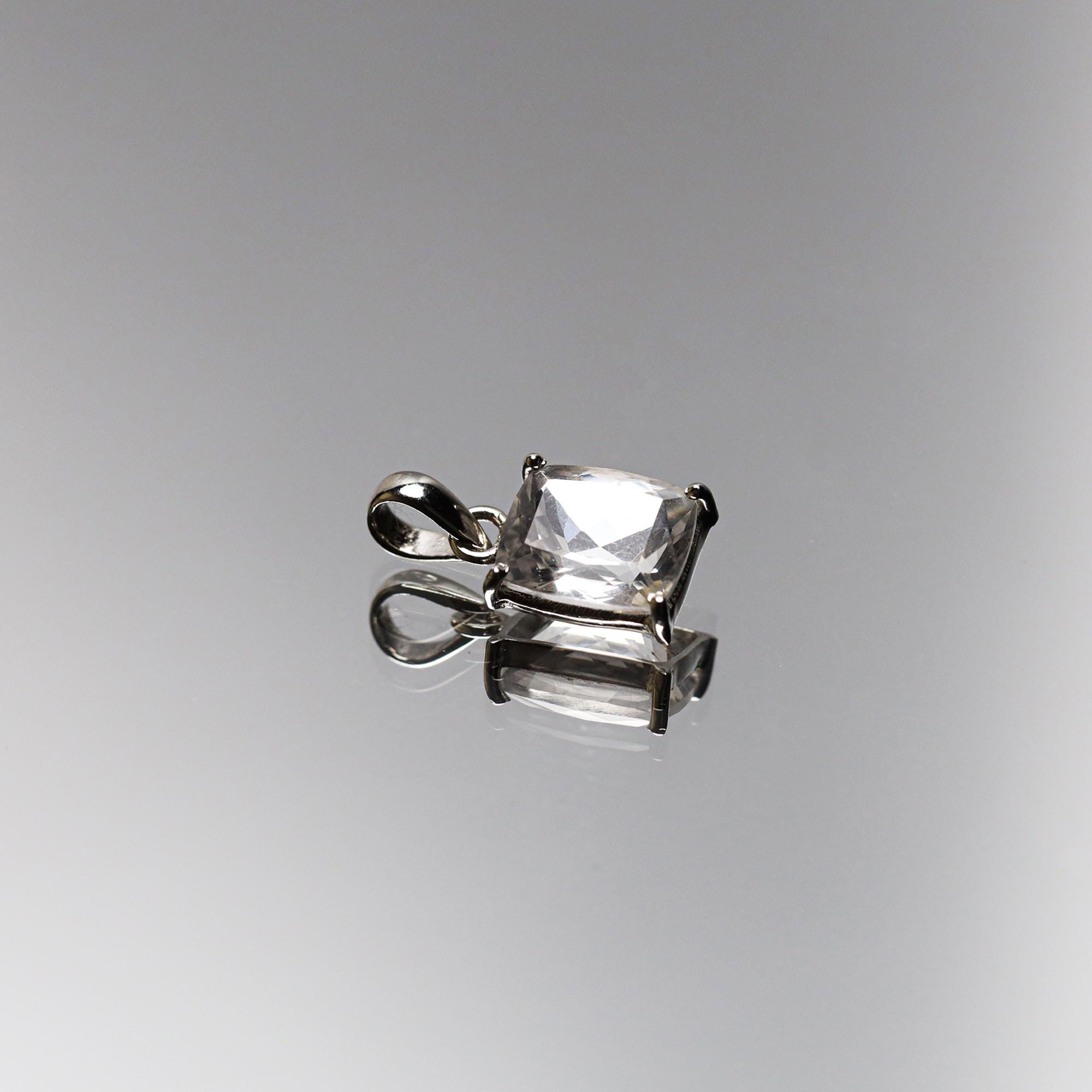 Sterling Silver Petalite Pendant: Handmade Boho Healing Crystal Necklace