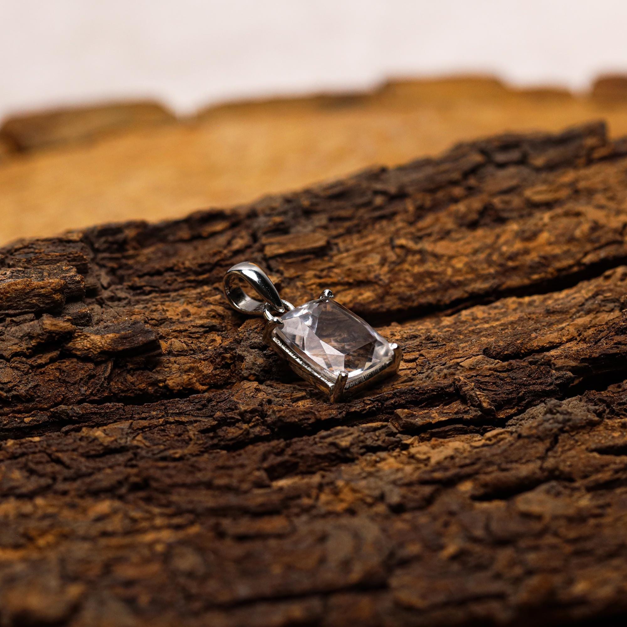 Sterling Silver Petalite Pendant: Handmade Boho Healing Crystal Necklace