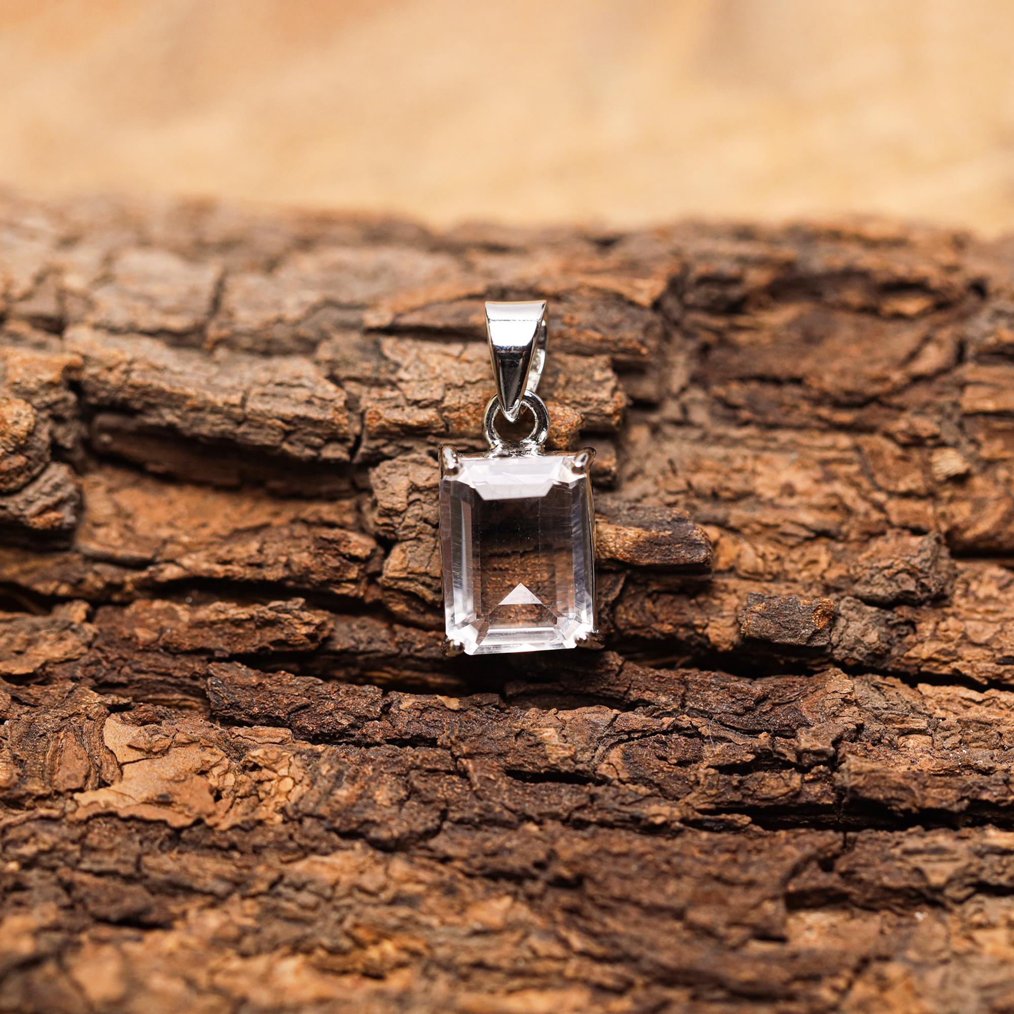 Handcrafted Petalite Pendant Necklace: 925 Sterling Silver Boho Jewelry