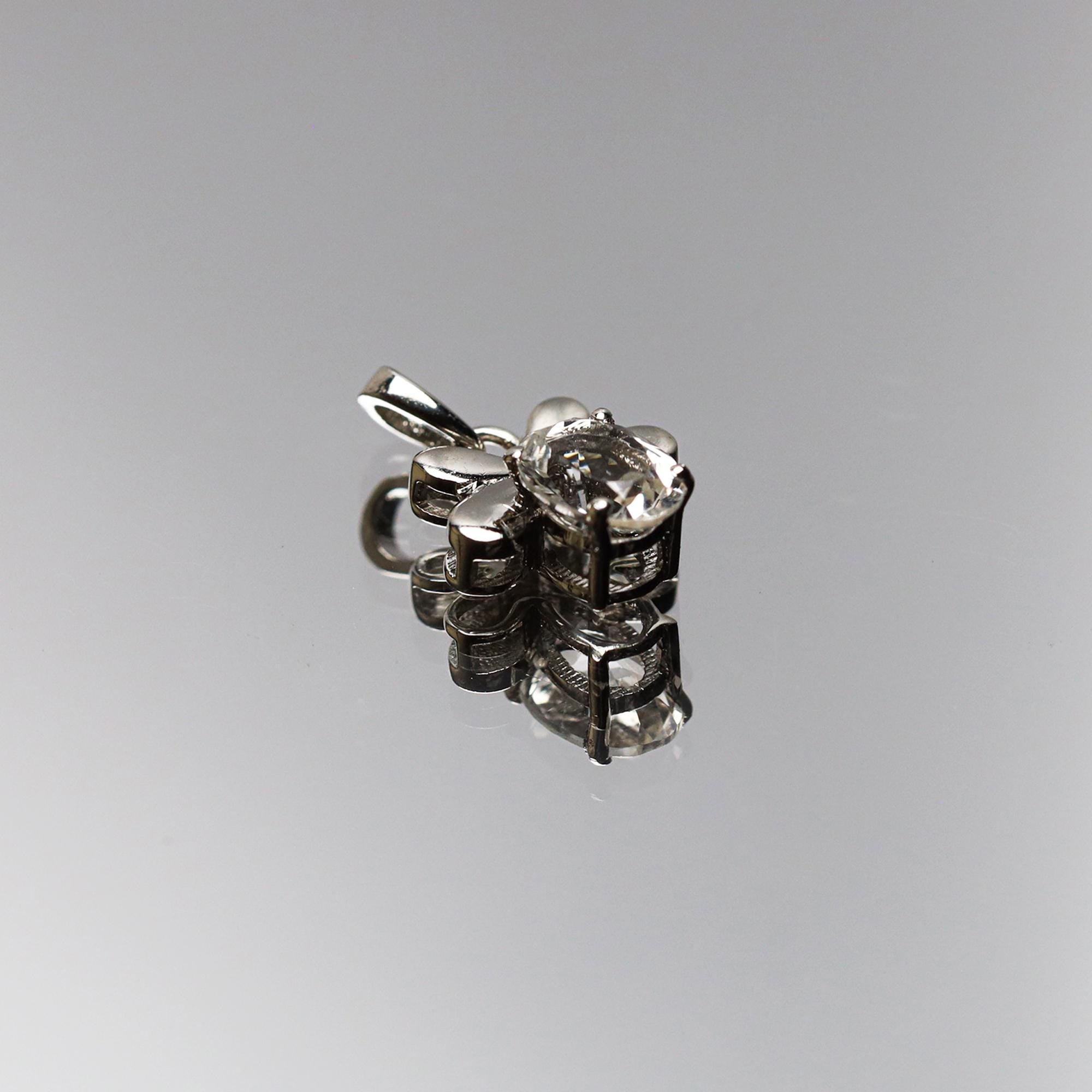 Handmade Petalite Pendant Necklace: 925 Sterling Silver, Dainty Minimalist Jewelry