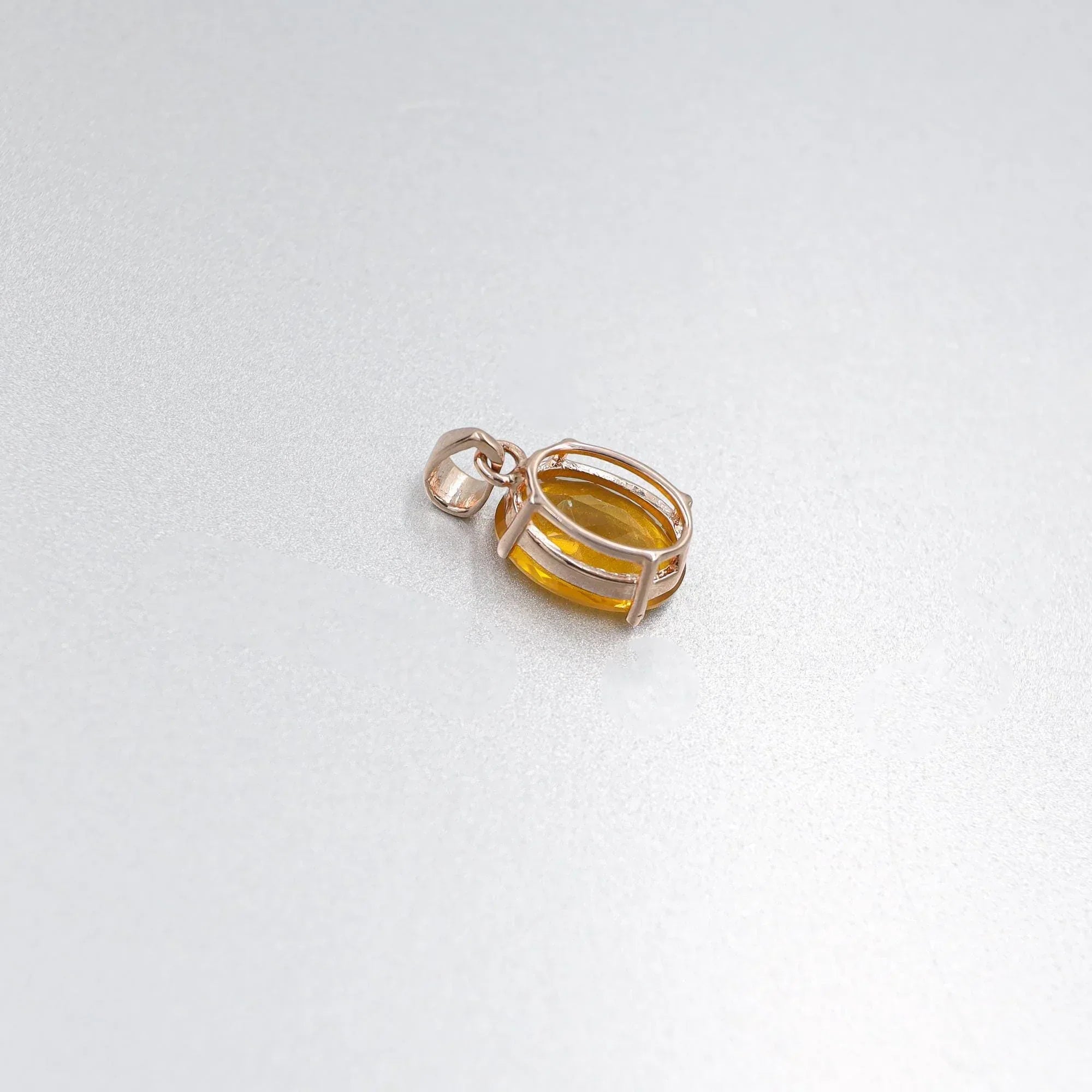 Dainty Mexican Opal Pendant: 925 Silver Rose Gold, October Birthstone