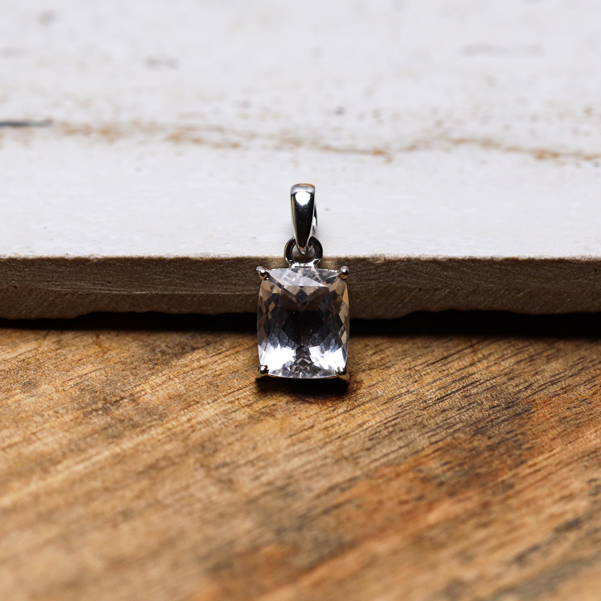 Sterling Silver Petalite Pendant: Handmade Boho Healing Crystal Necklace