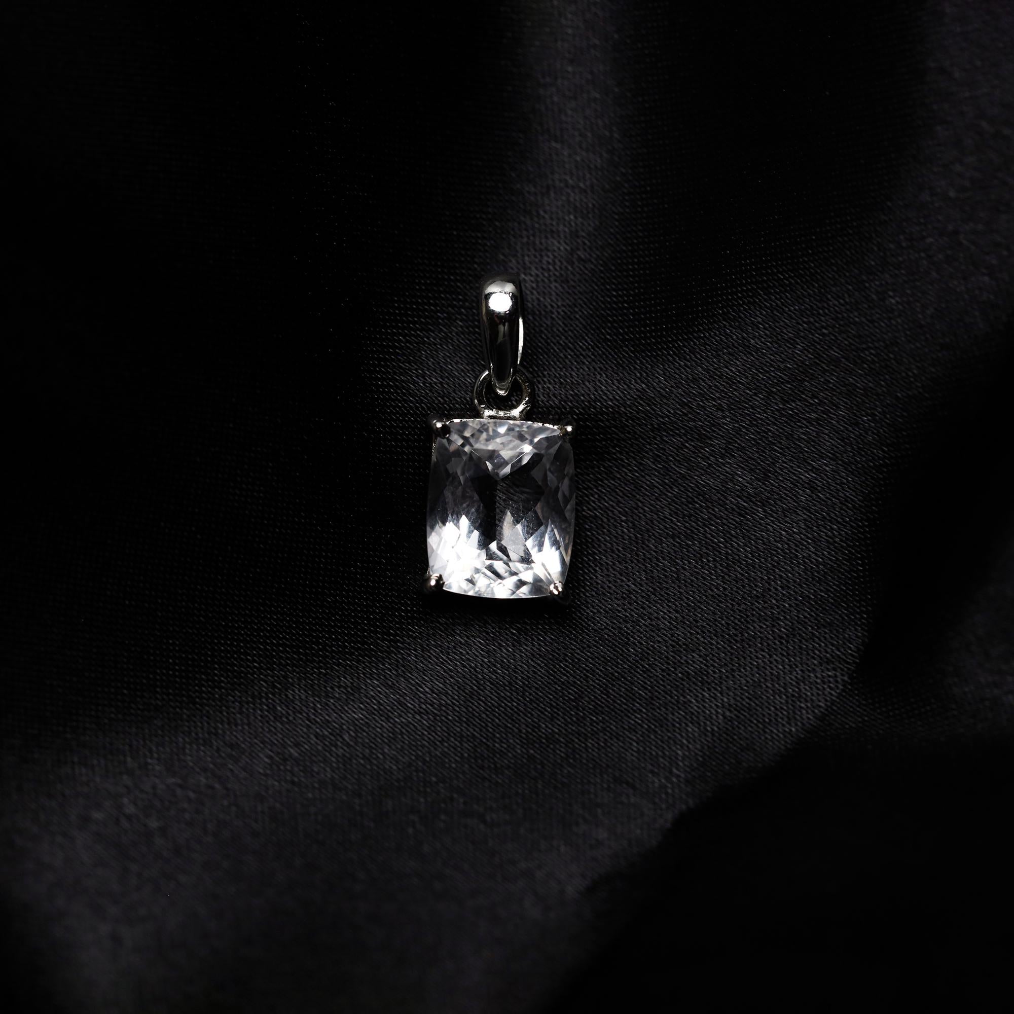 Sterling Silver Petalite Pendant: Handmade Boho Healing Crystal Necklace