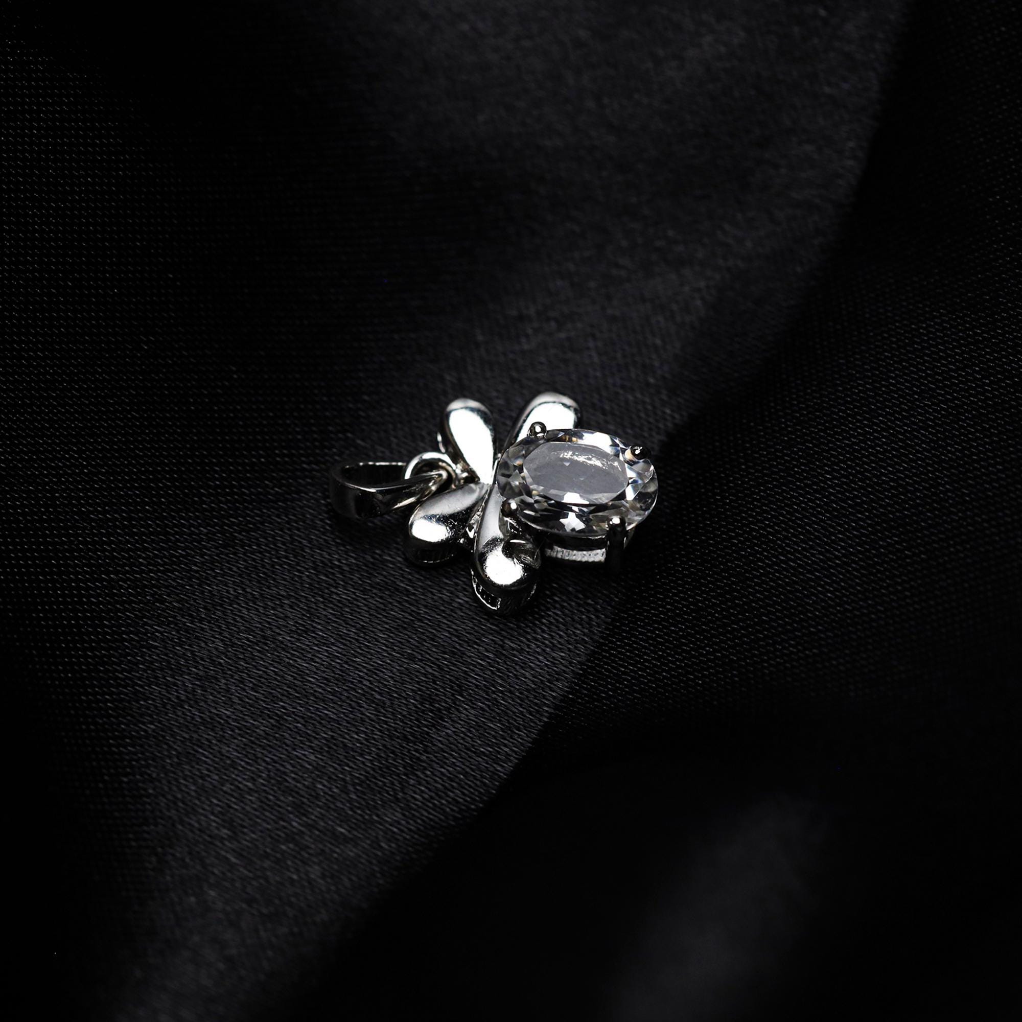 Handmade Petalite Pendant Necklace: 925 Sterling Silver, Dainty Minimalist Jewelry