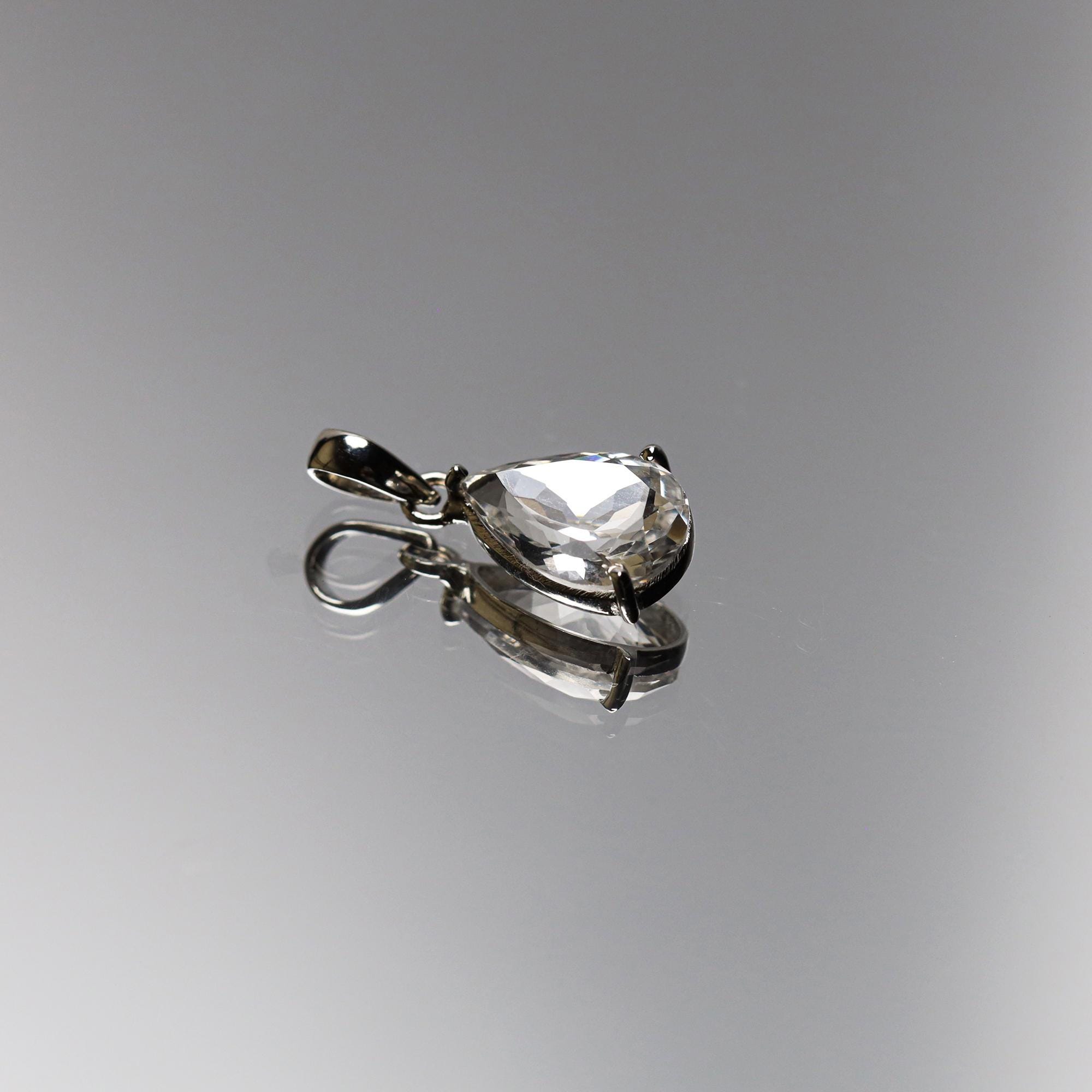 Handmade 925 Sterling Silver Petalite Pendant: Vintage Women's Jewelry